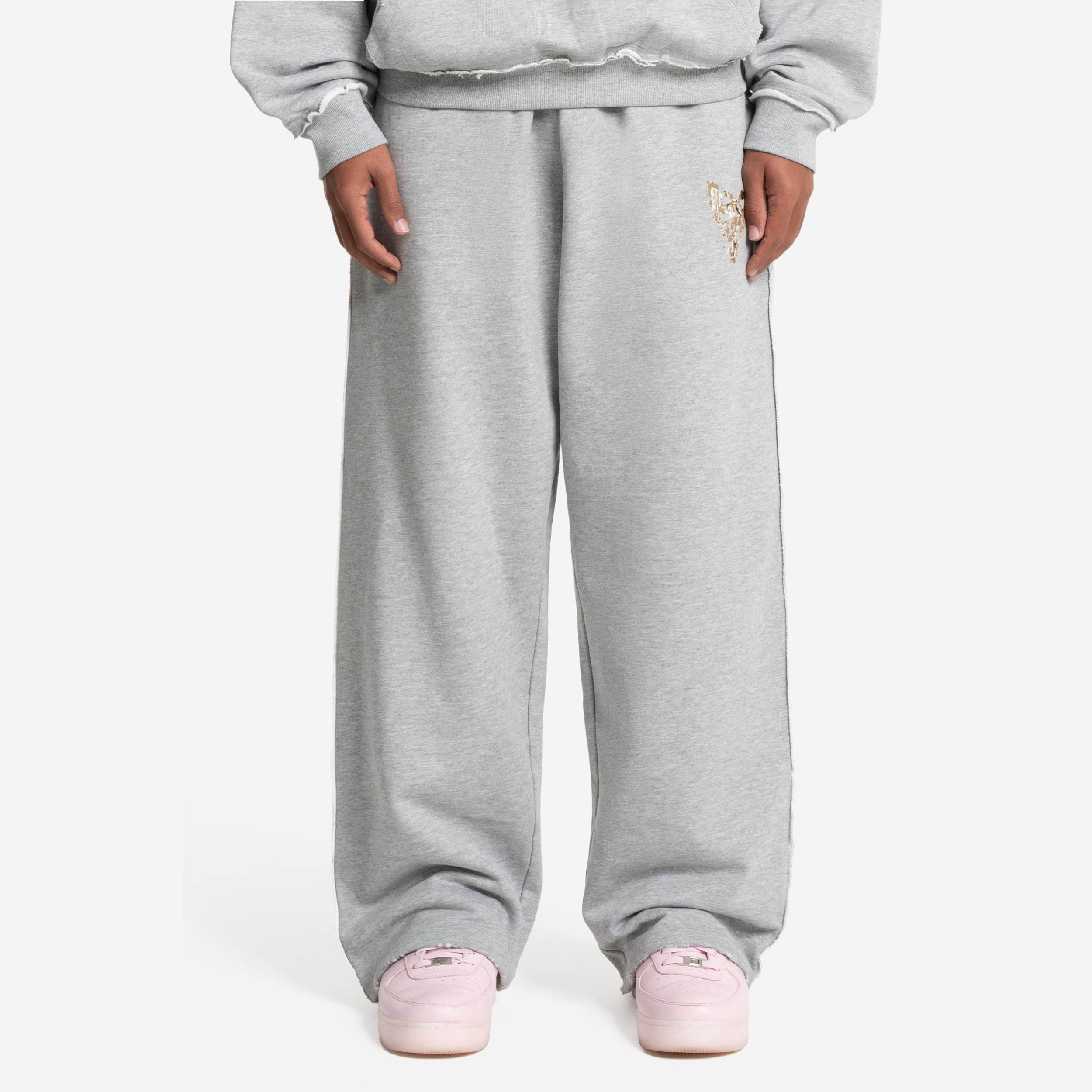 MONEY CALLING FLATLOCK JOGGER GREY MELANGE