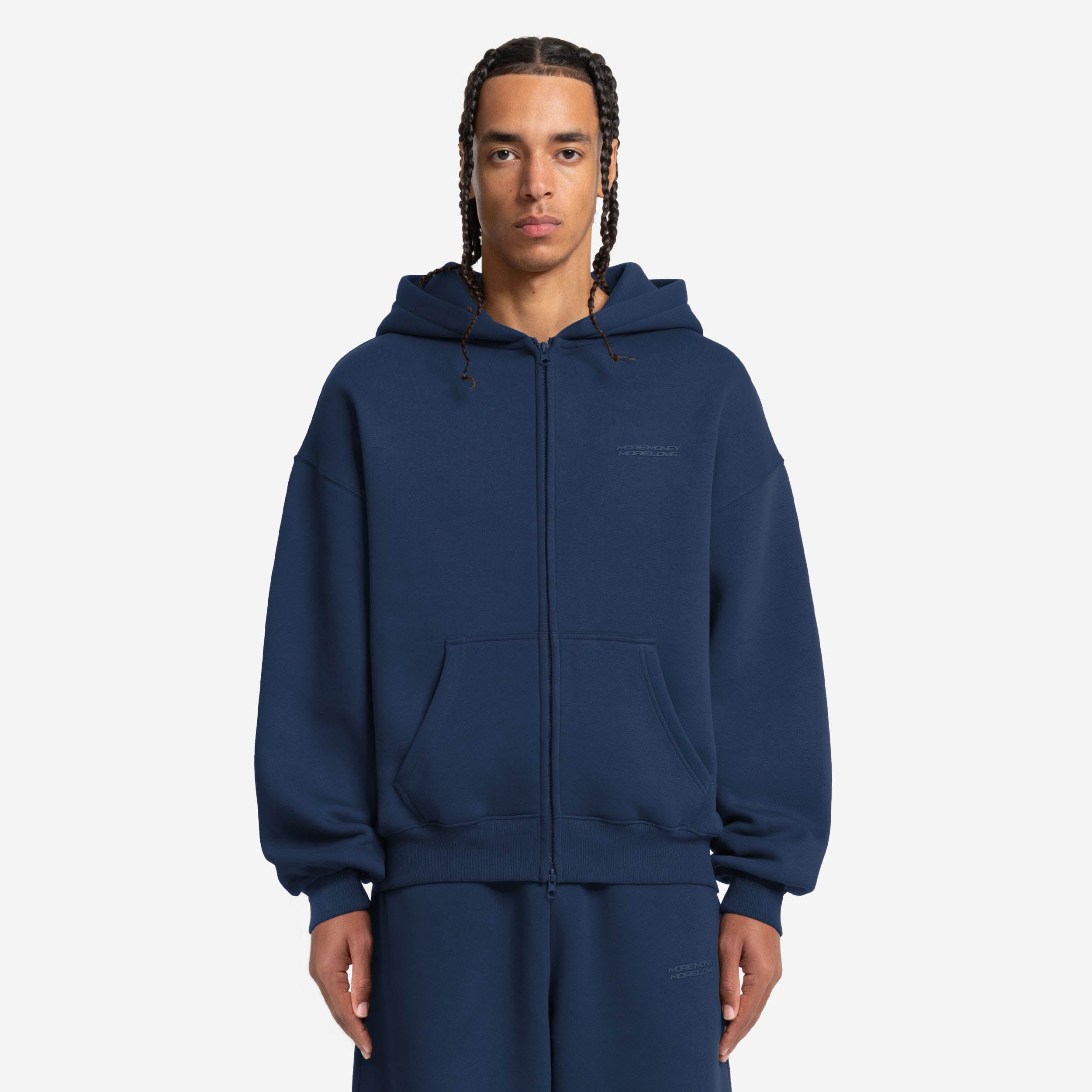CLOUDS ZIP NAVY