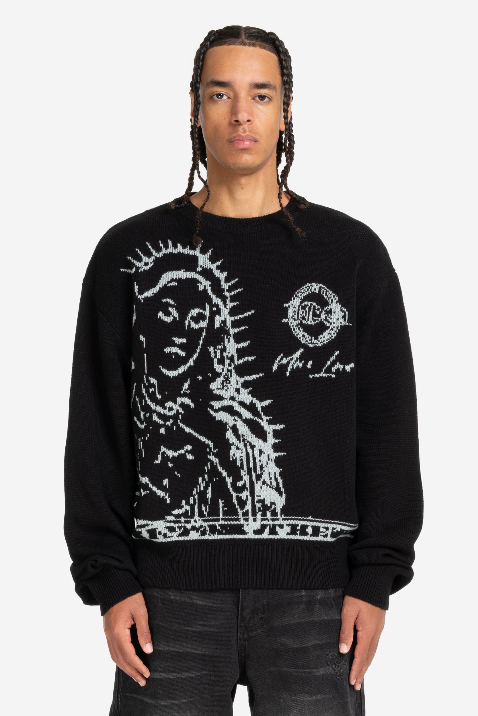 MORE BLESSINGS KNIT BLACK