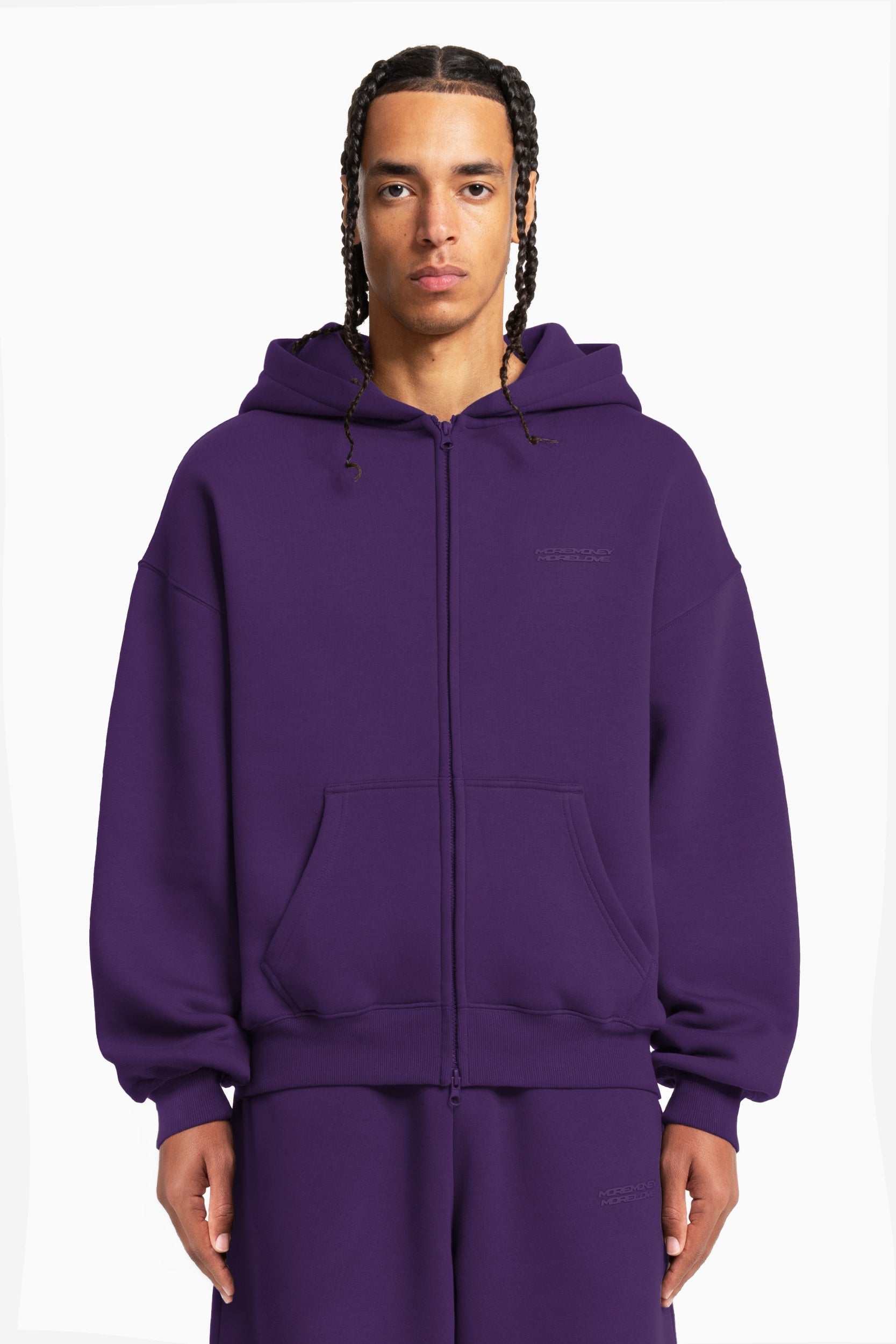 CLOUDS ZIP + JOGGER PURPLE