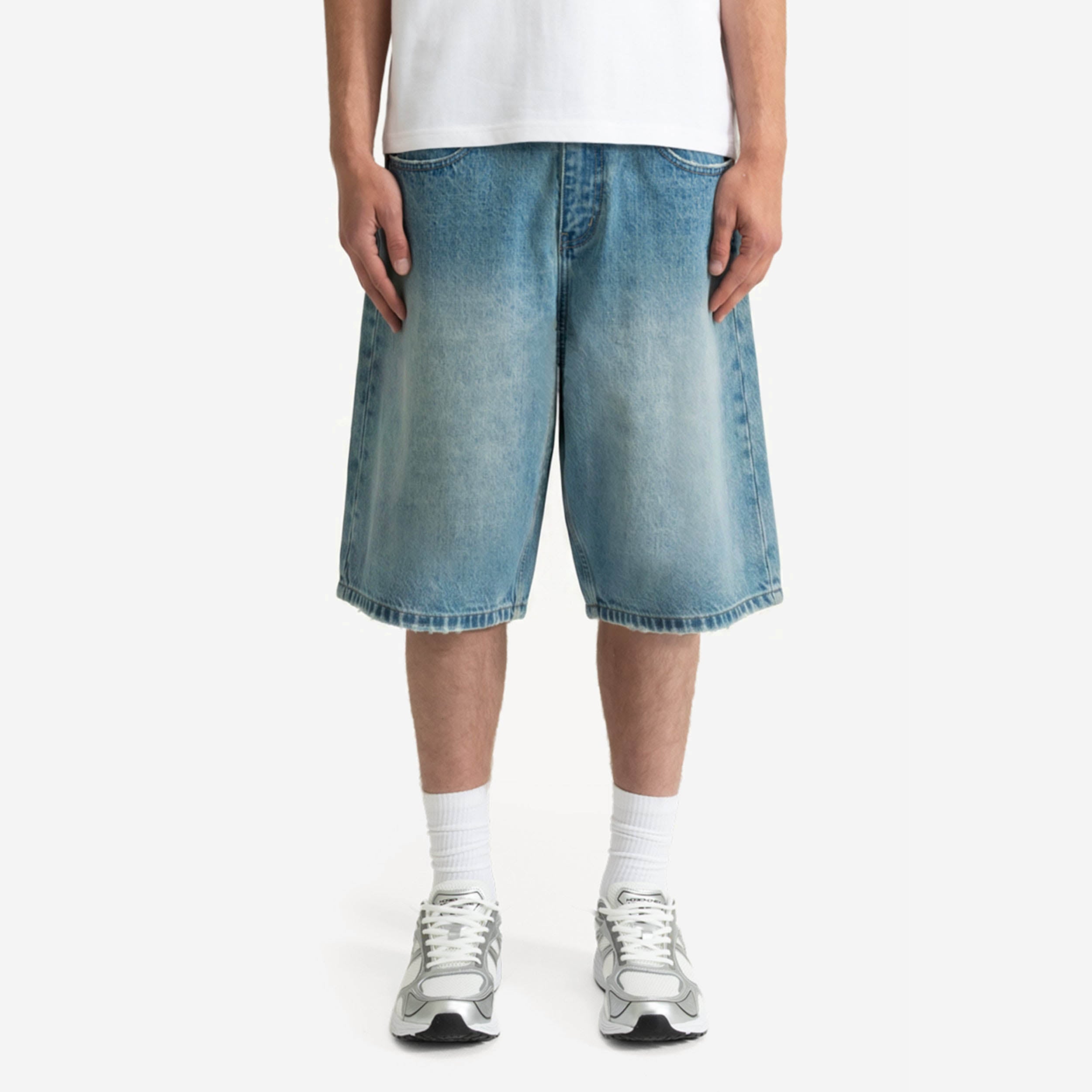TOUCHDOWN MESH JERSEY WHITE/CAMO + DIVISION JORTS DARK BLUE