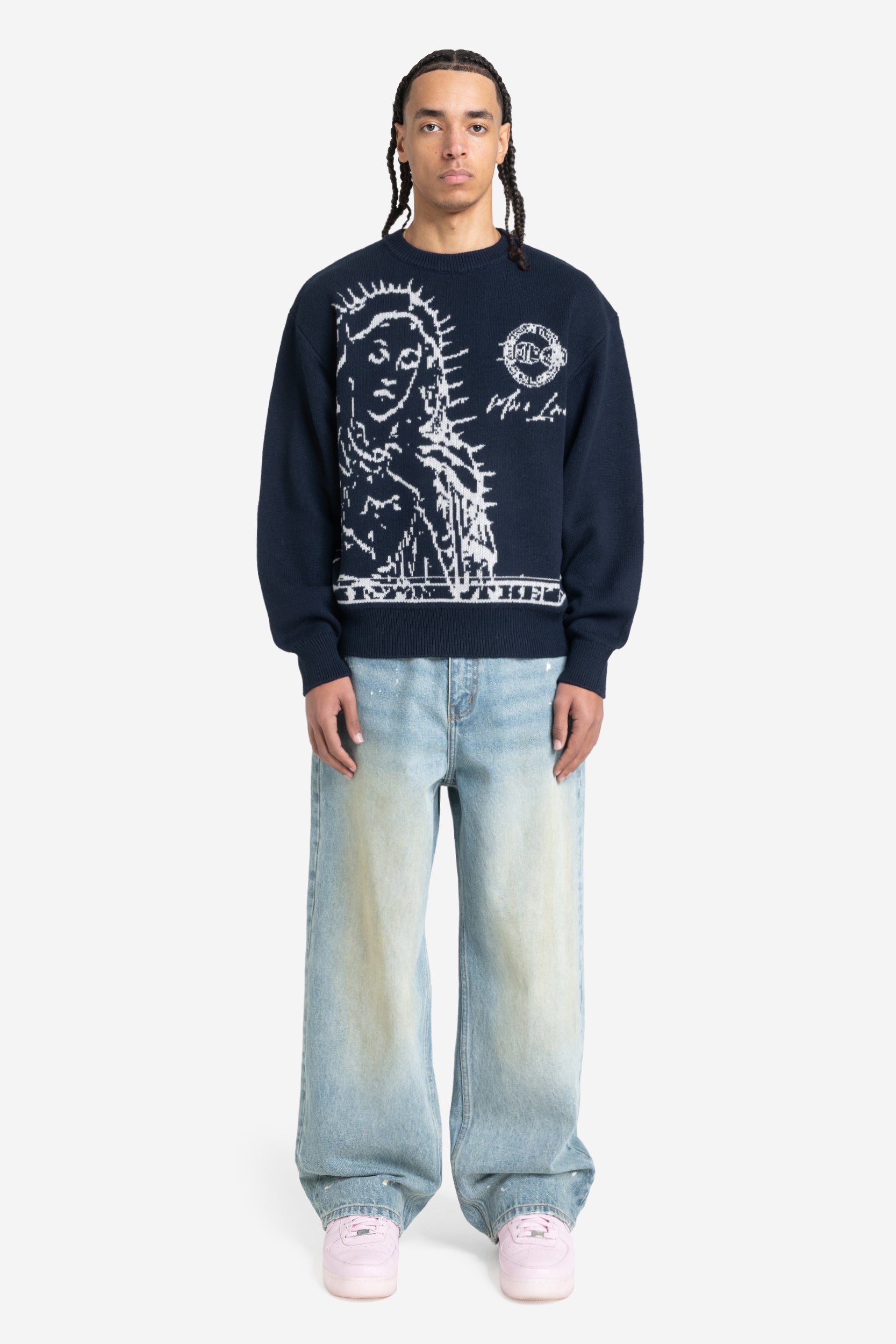 MORE BLESSINGS KNIT NAVY