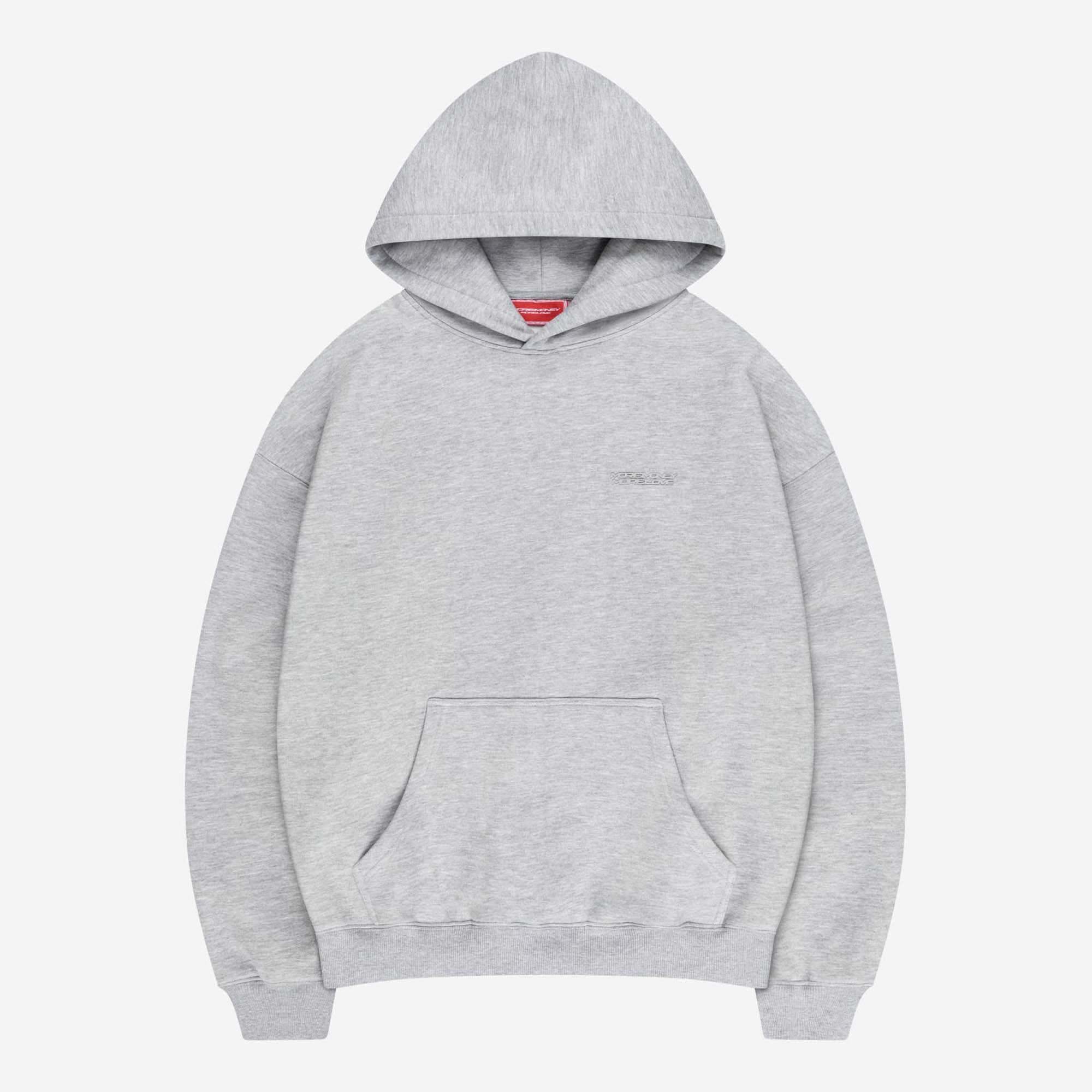CLOUDS HOODIE GREY MELANGE