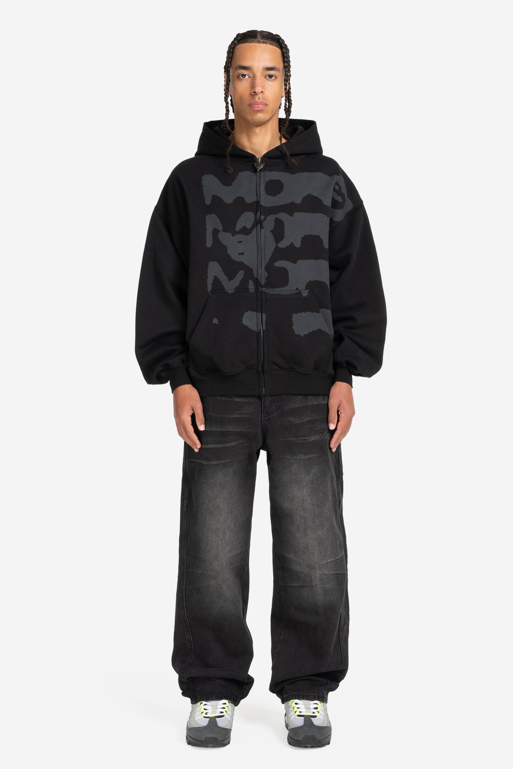 RADIANT CASH ZIP ALL BLACK