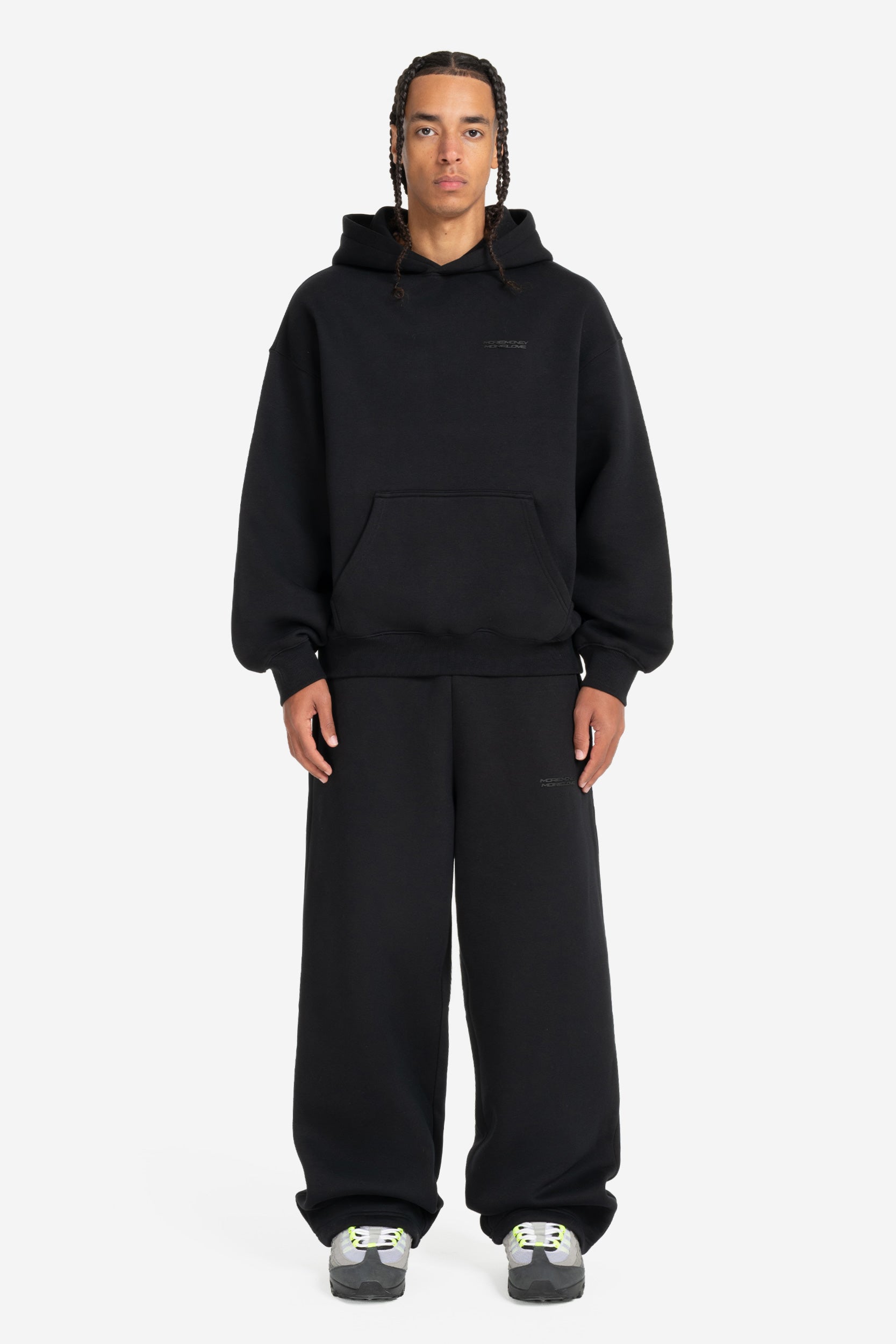 CLOUDS HOODIE BLACK + CLOUDS JOGGER BLACK