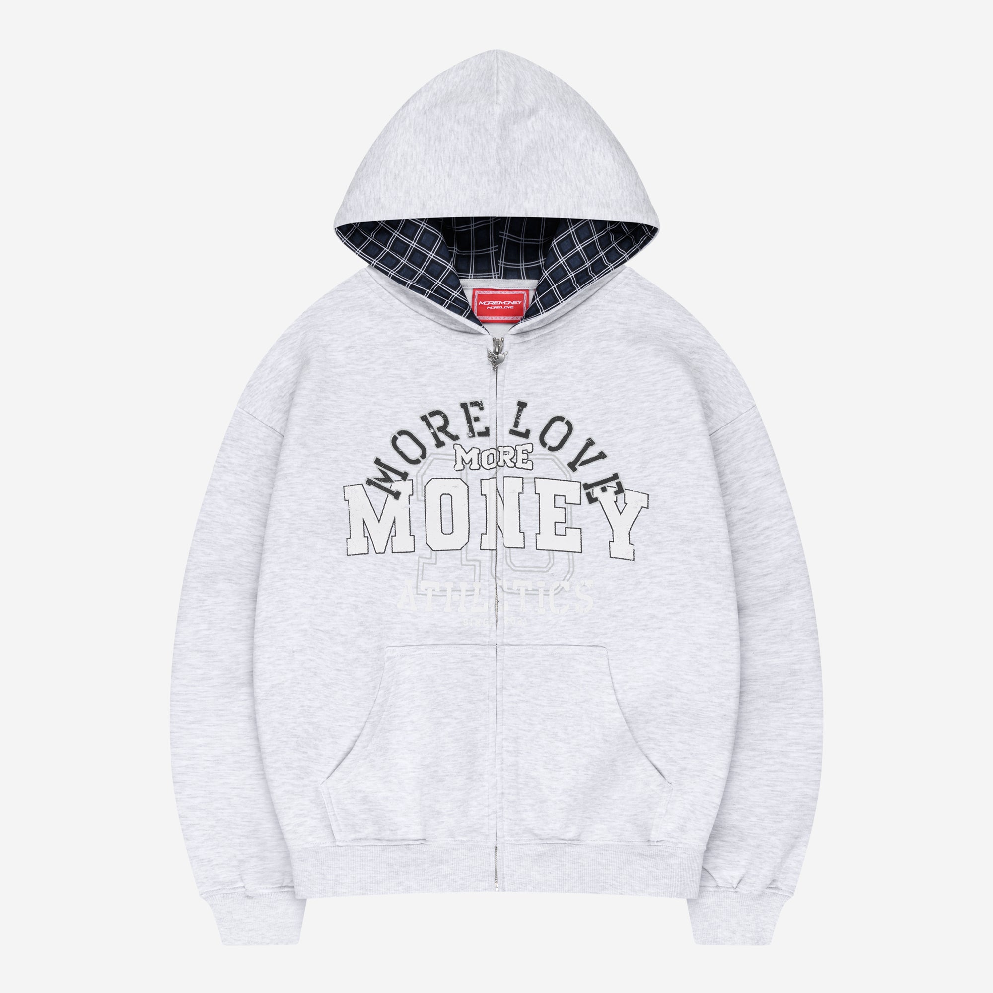 ATHL. HOODIE + JOGGER HEATHER GREY SET