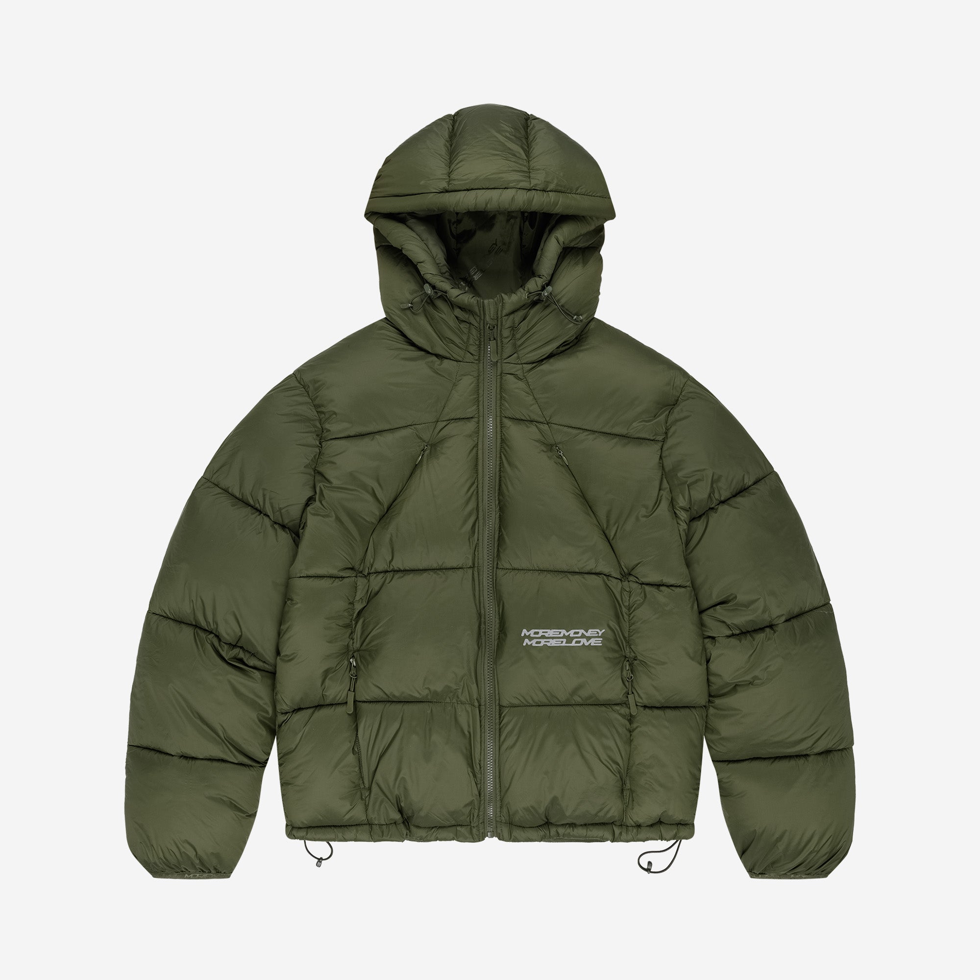MORE MONEY BIG PUFFER OLIVE