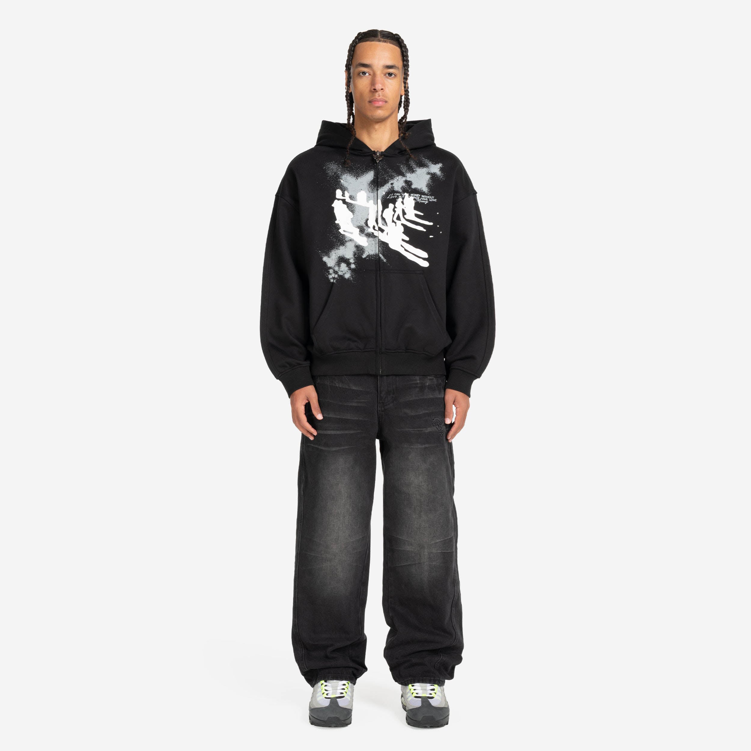 TRANSCENDENTAL ZIP ALL BLACK
