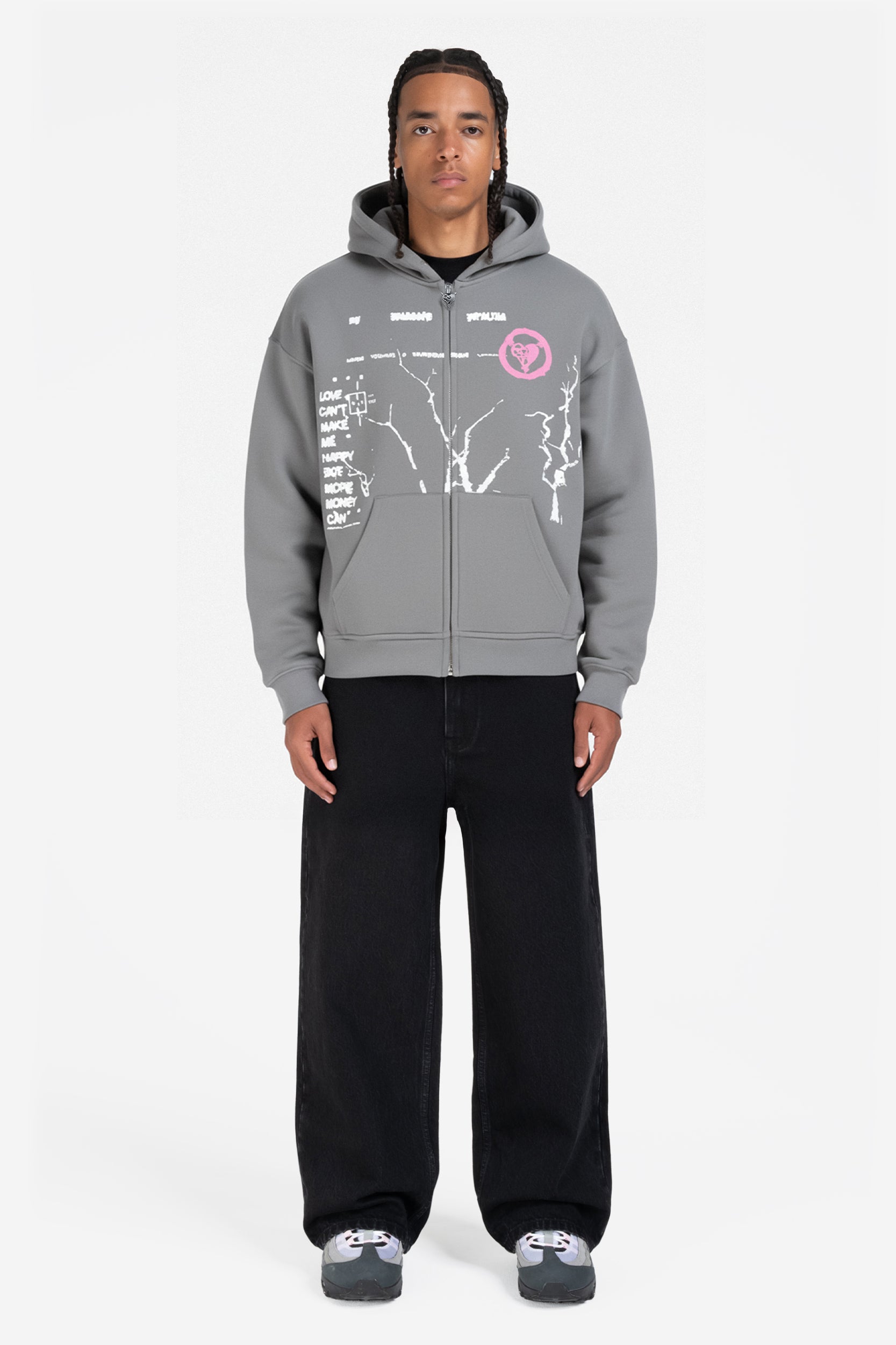 MONEY ROOTED ZIP ASH