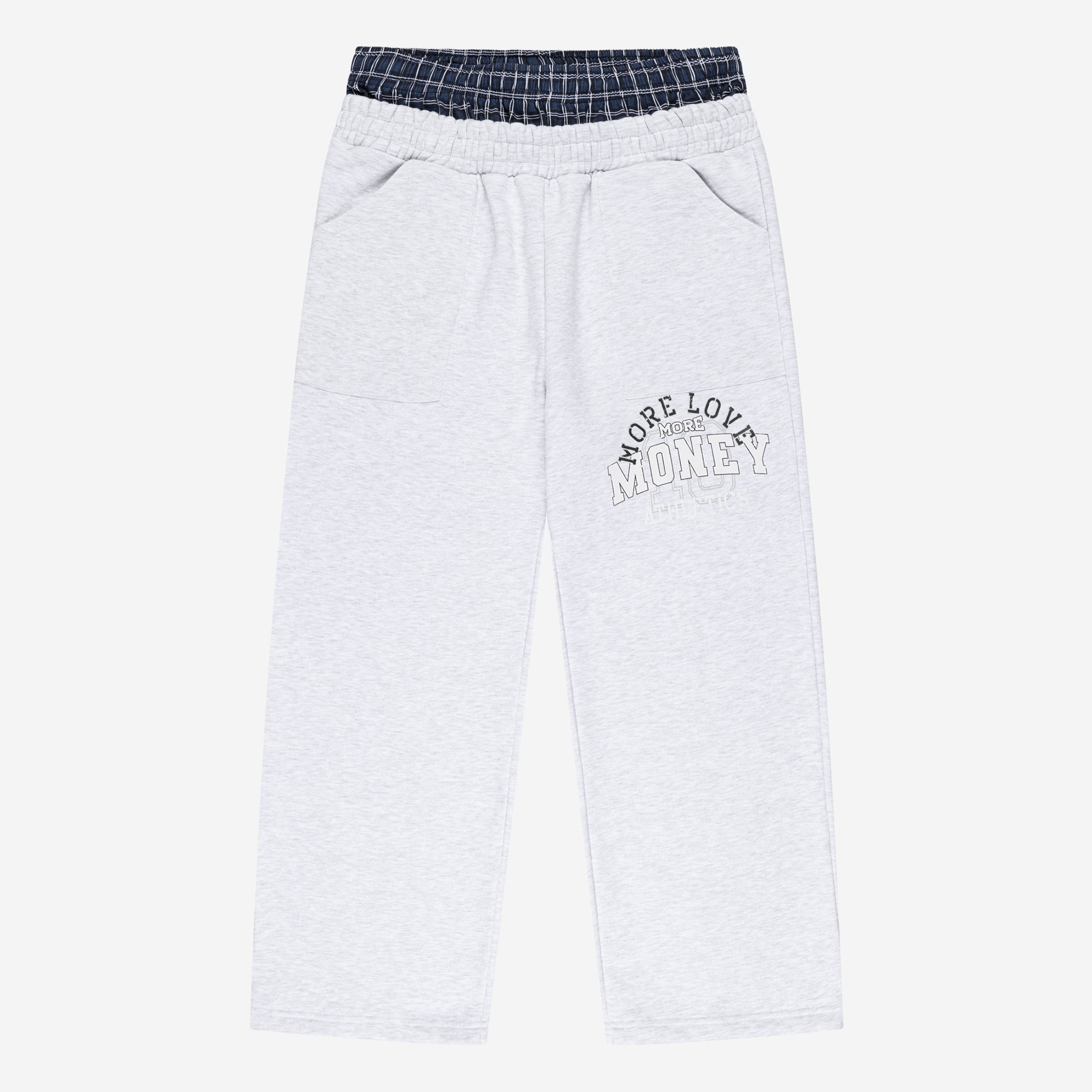 ATHL. HOODIE + JOGGER HEATHER GREY SET