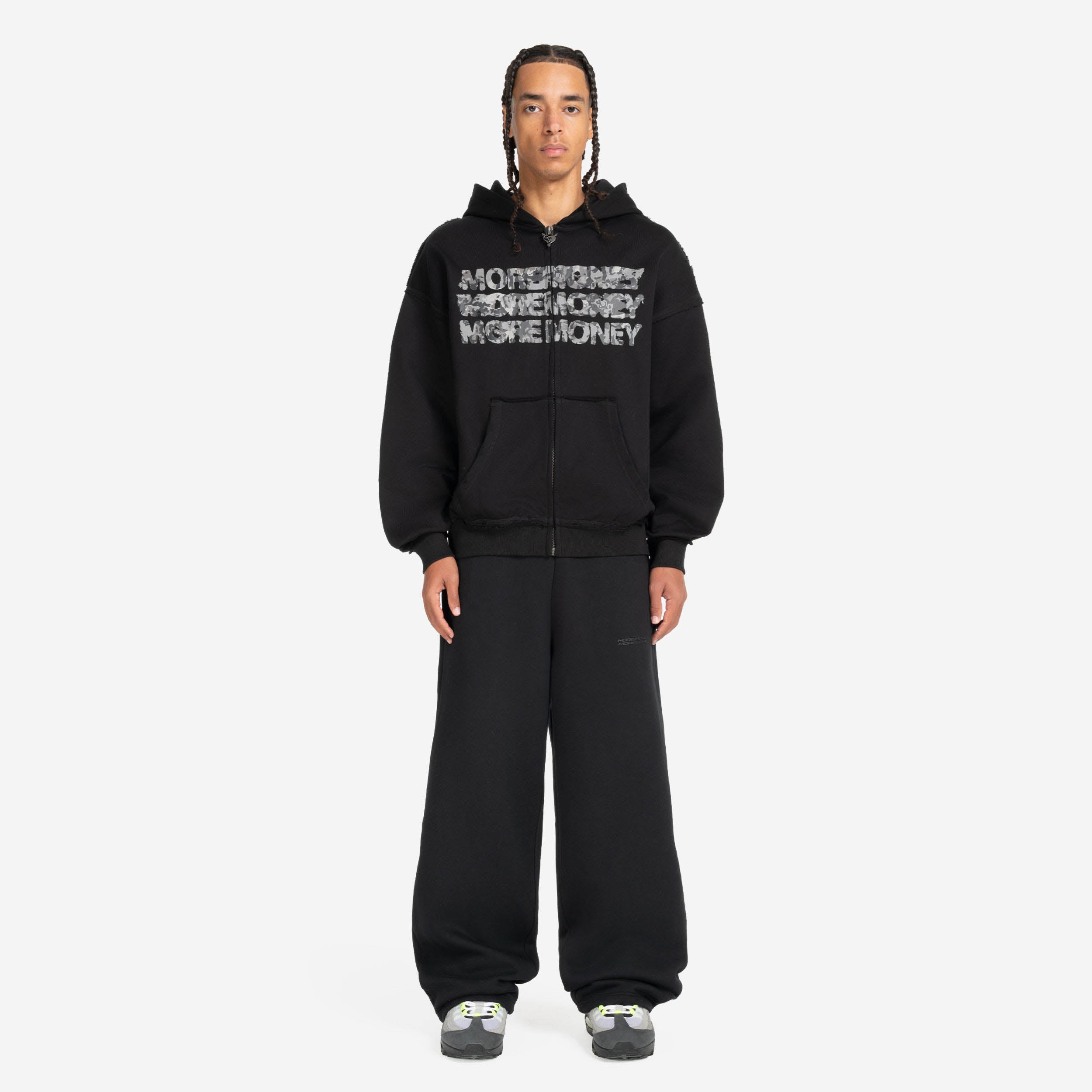 MONEY CALLING FLATLOCK ZIP BLACK