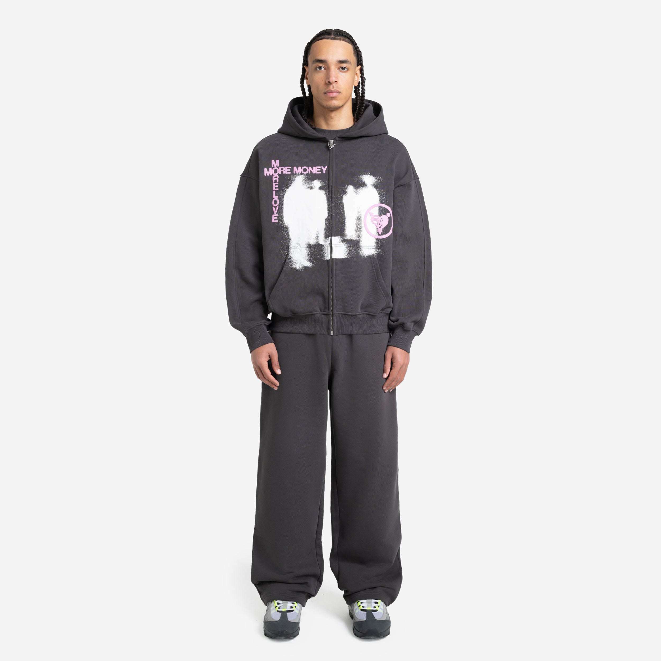 LOST BOND ZIP DARK GREY