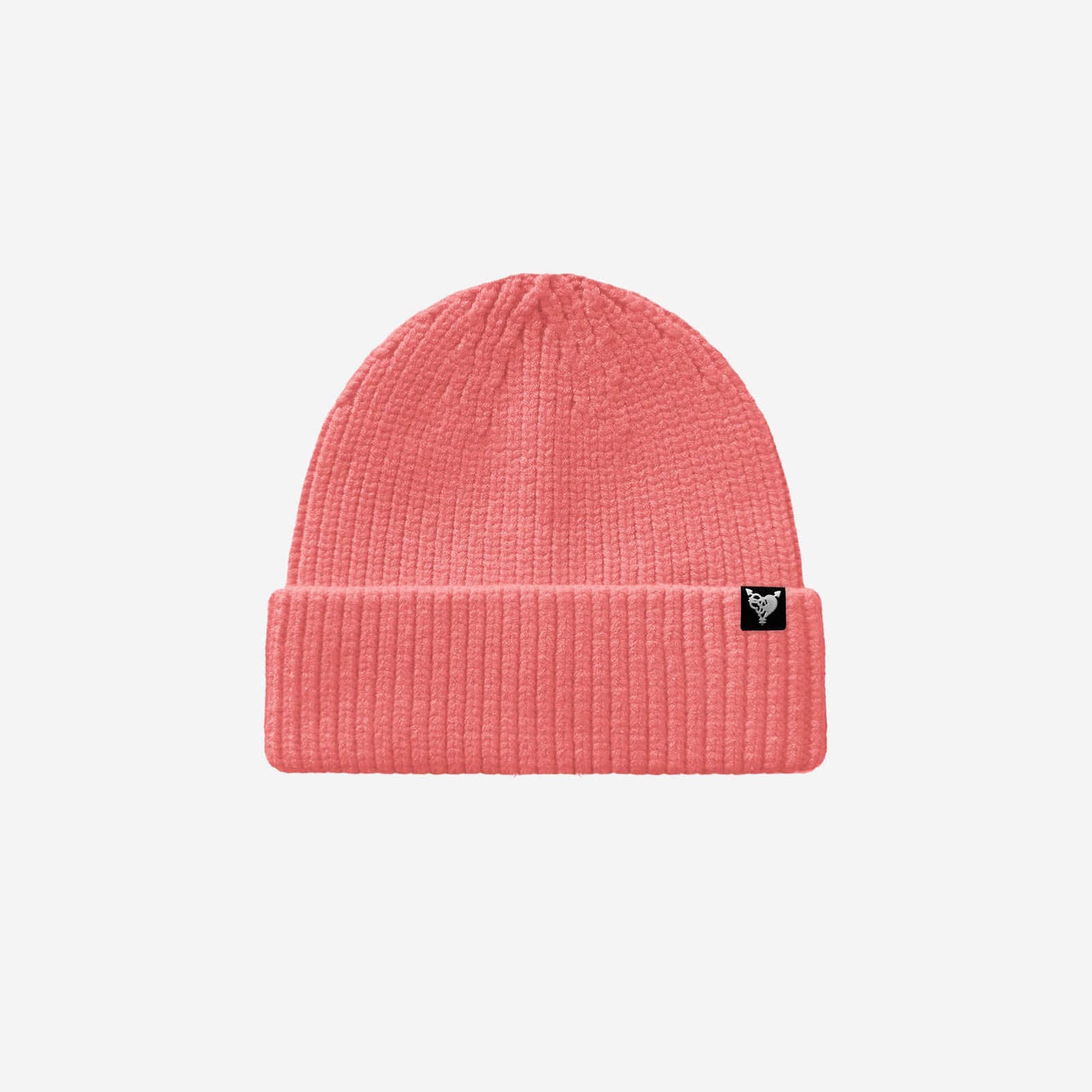 RIB KNIT BEANIE ORANGE