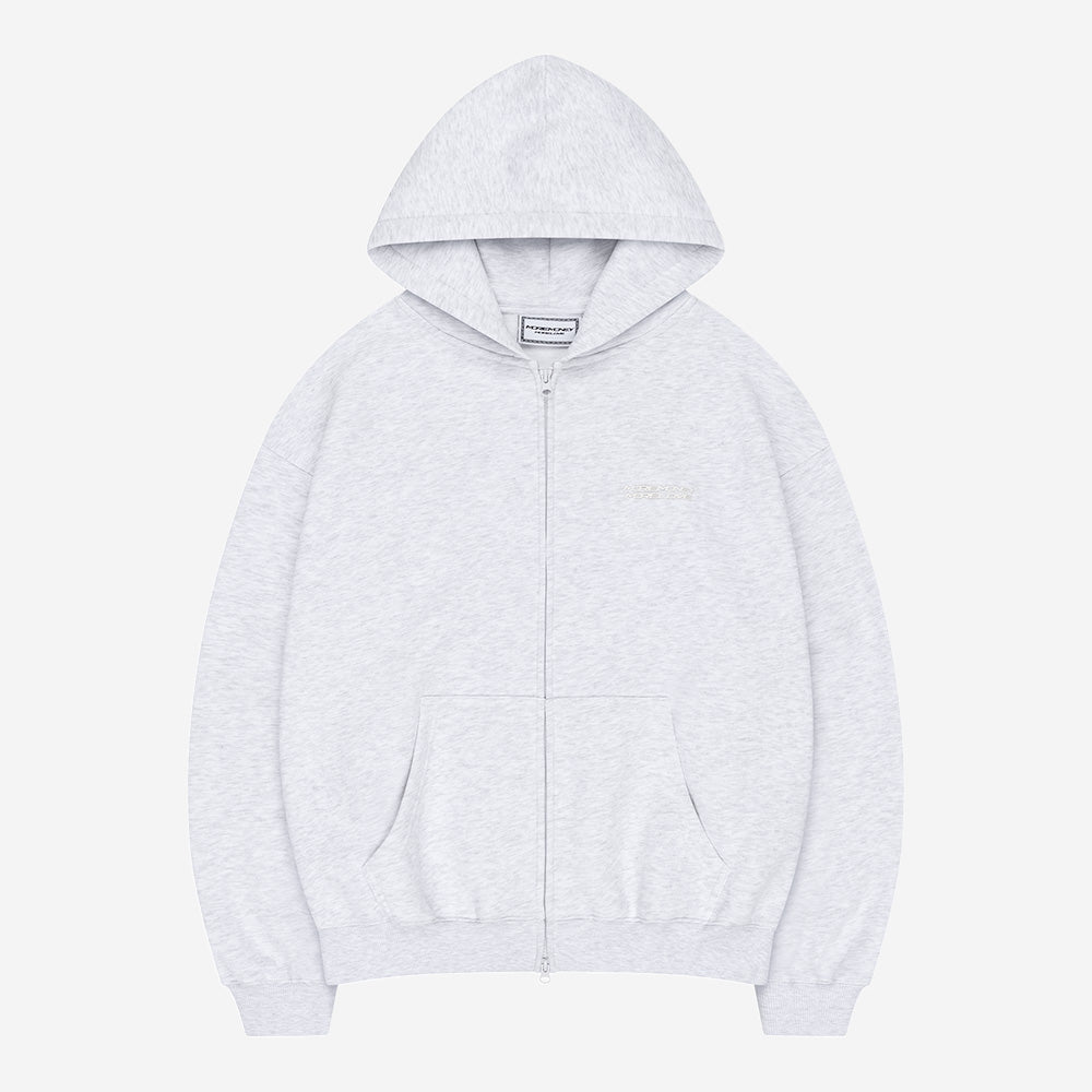 CLOUDS ZIP HEATHER GREY