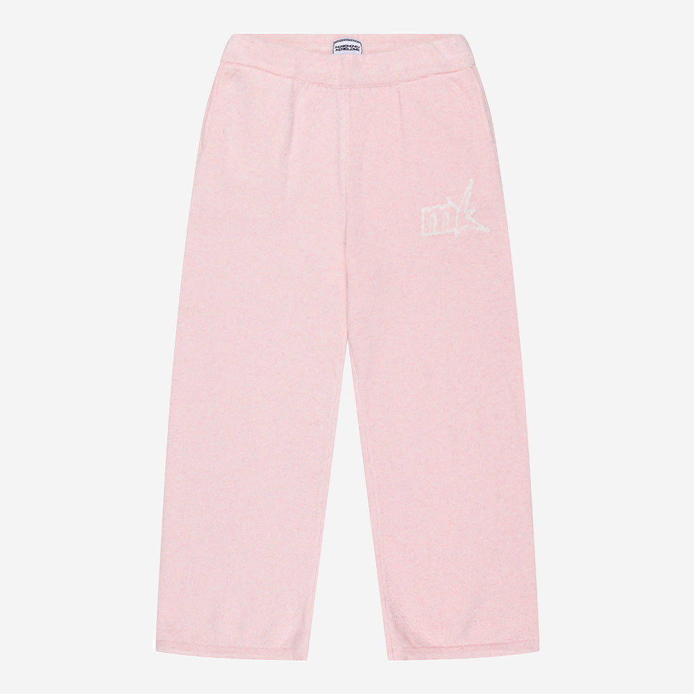 FUZZY KNIT JOGGER PINK