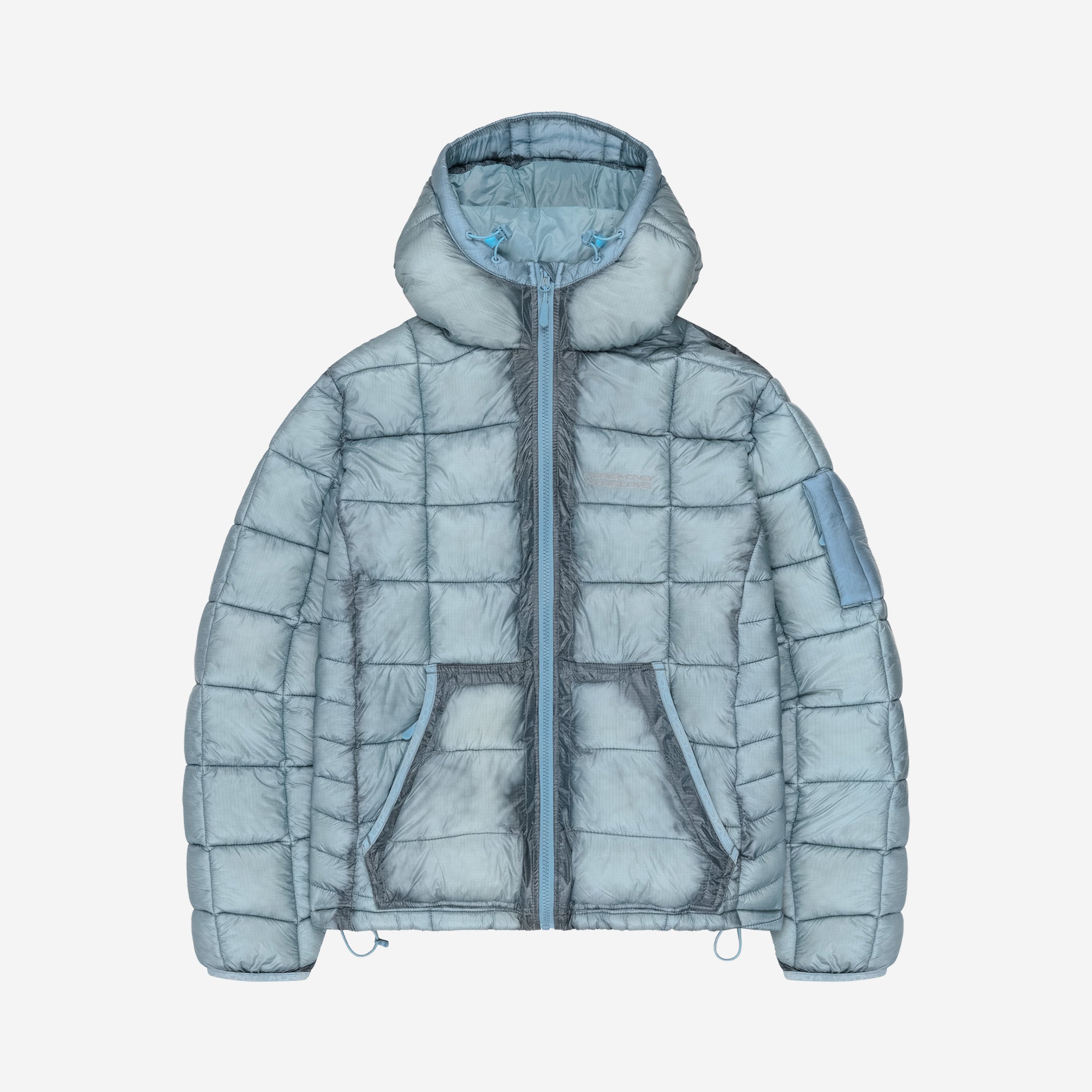 MORE MONEY SLIM PUFFER ICE BLUE