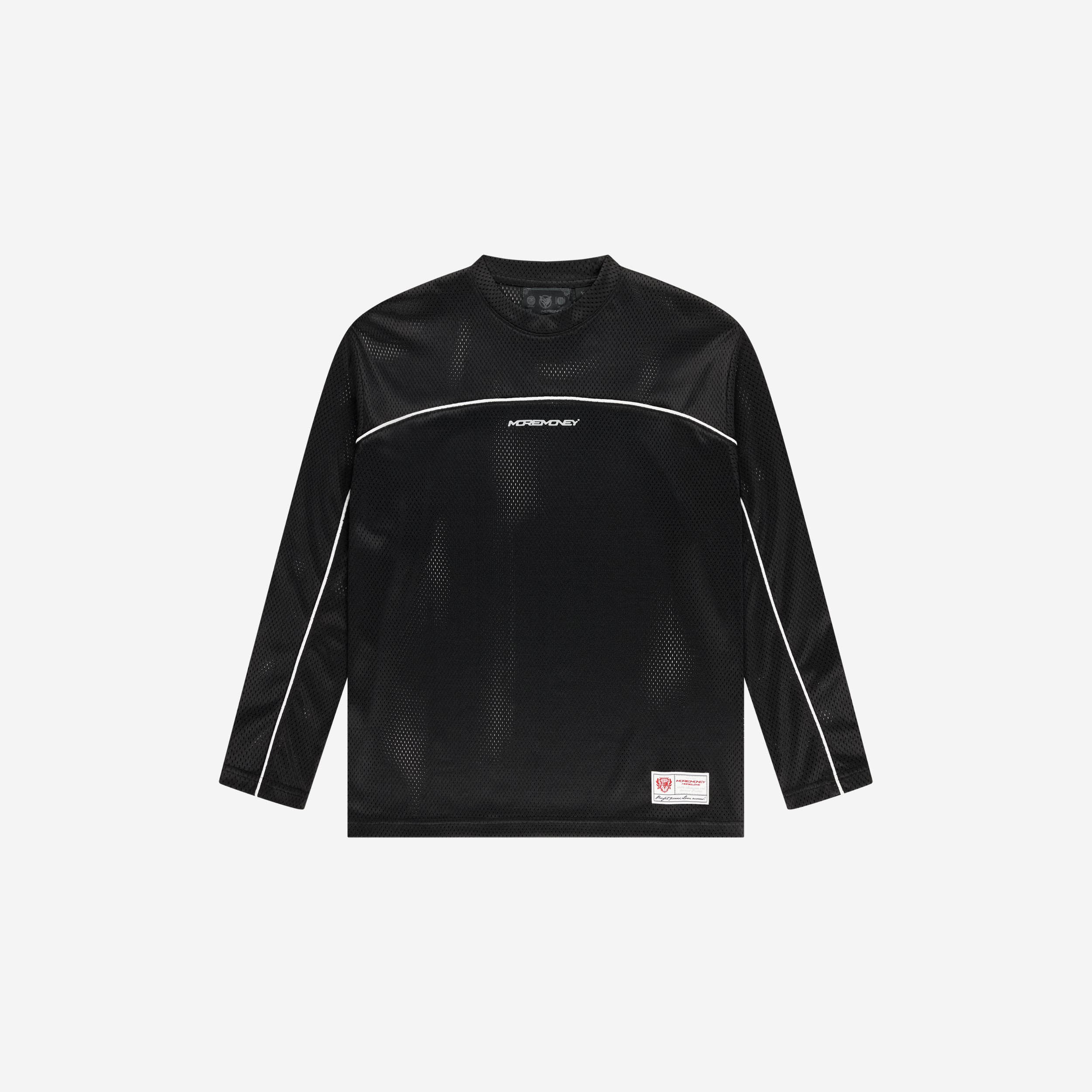 LONGSLEEVE MESH TEE BLACK
