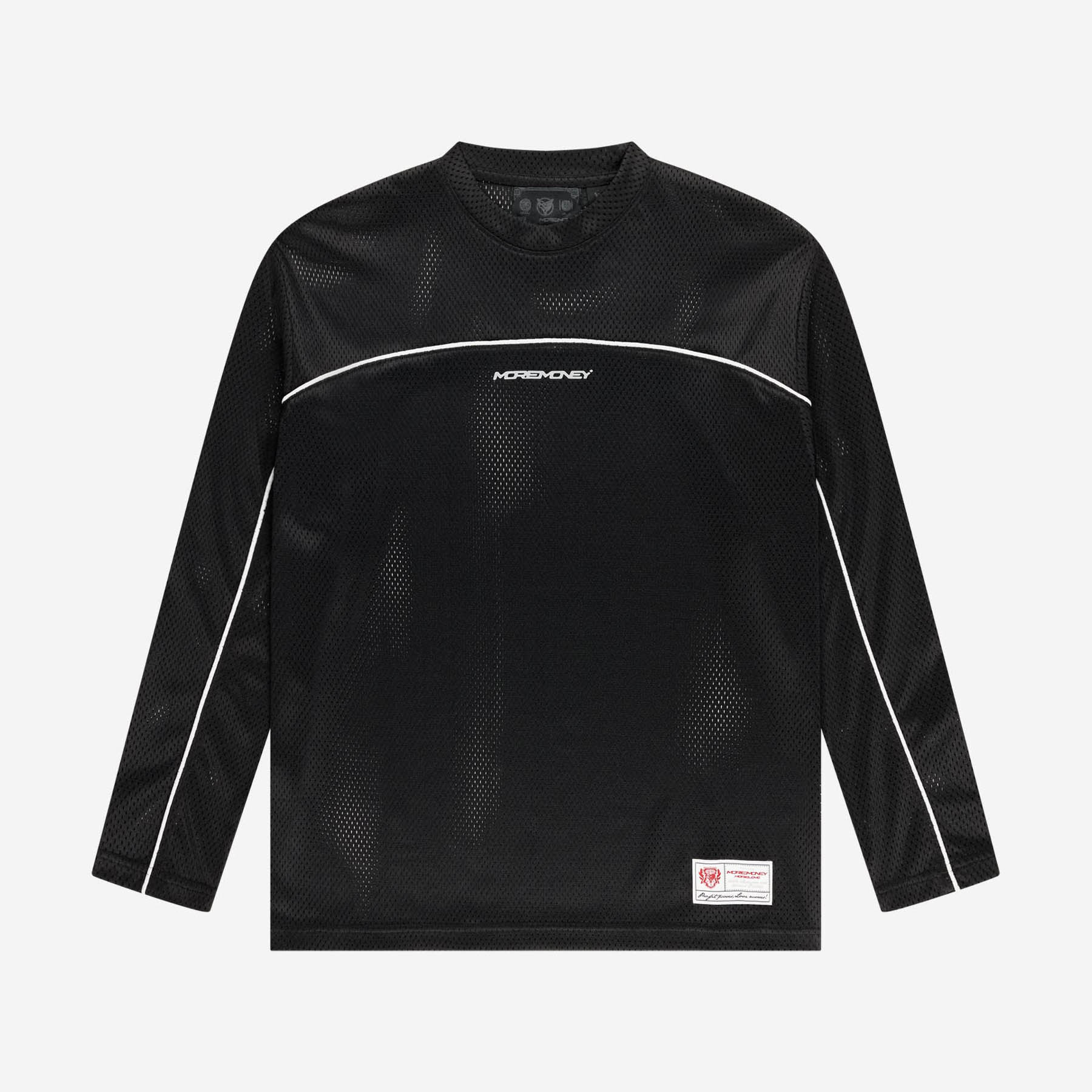 LONGSLEEVE MESH TEE BLACK