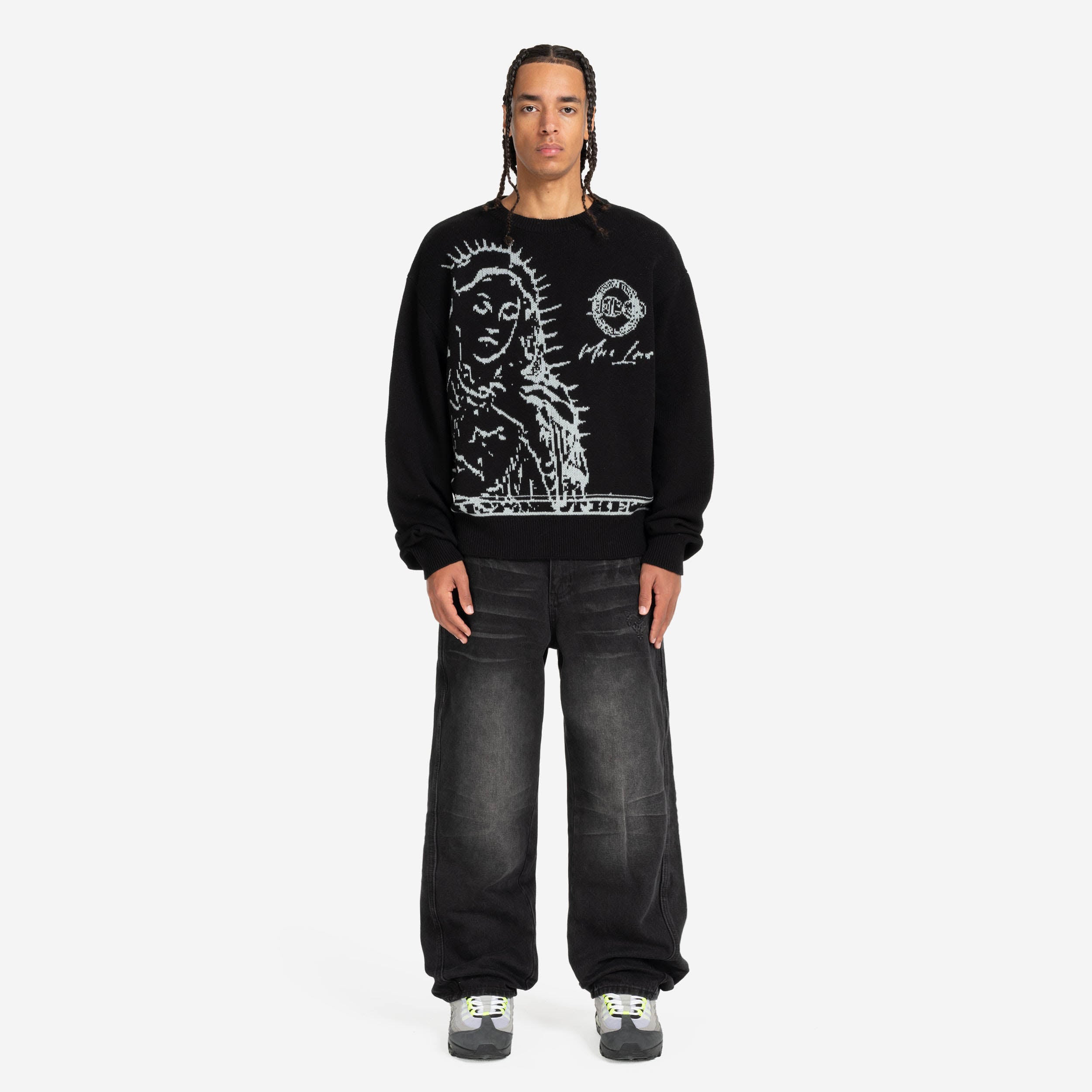 MORE BLESSINGS KNIT BLACK