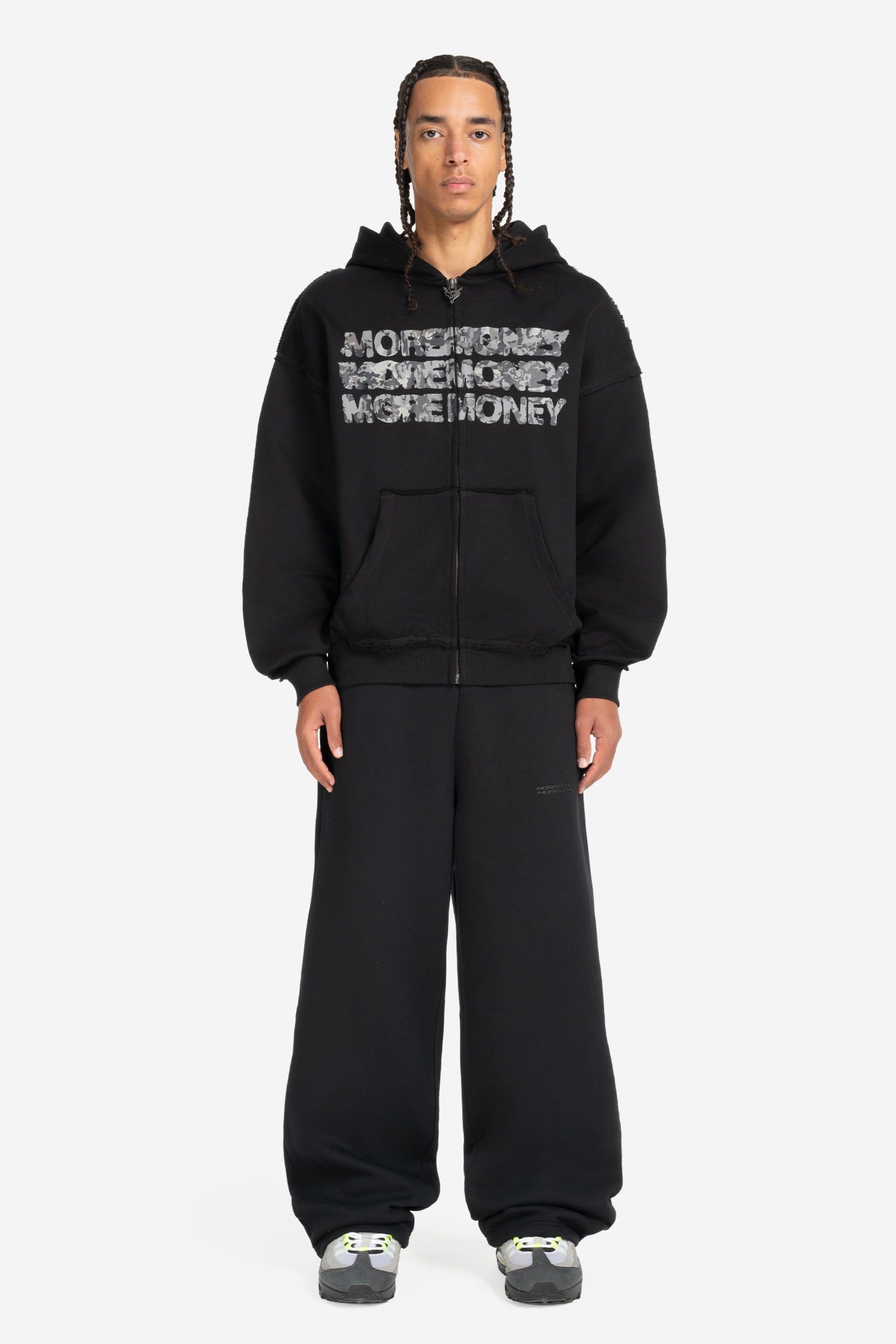 MONEY CALLING FLATLOCK ZIP BLACK