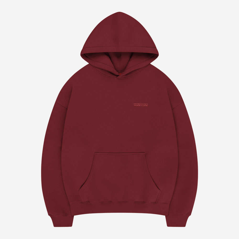 CLOUDS HOODIE BORDEAUX