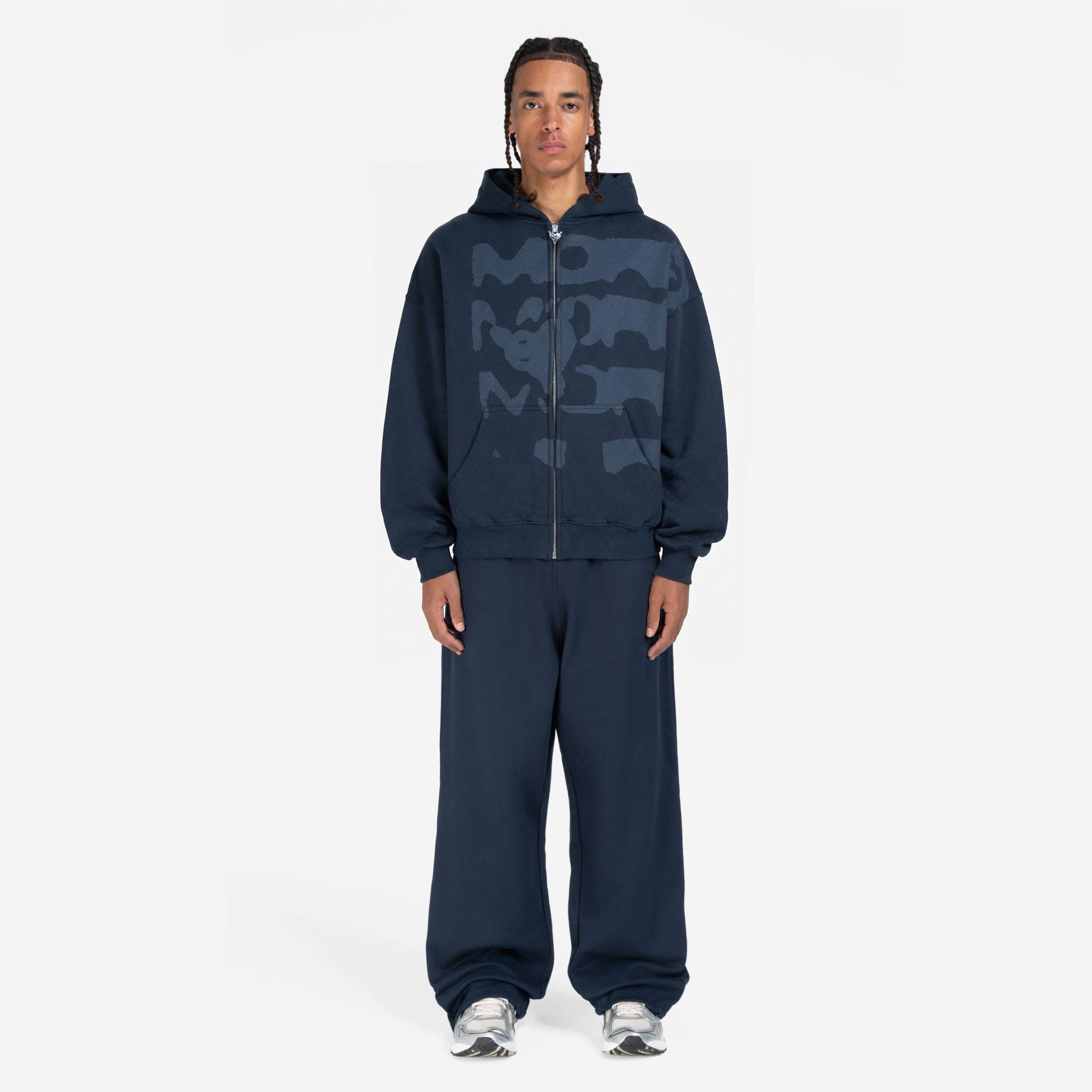 RADIANT CASH ZIP NAVY