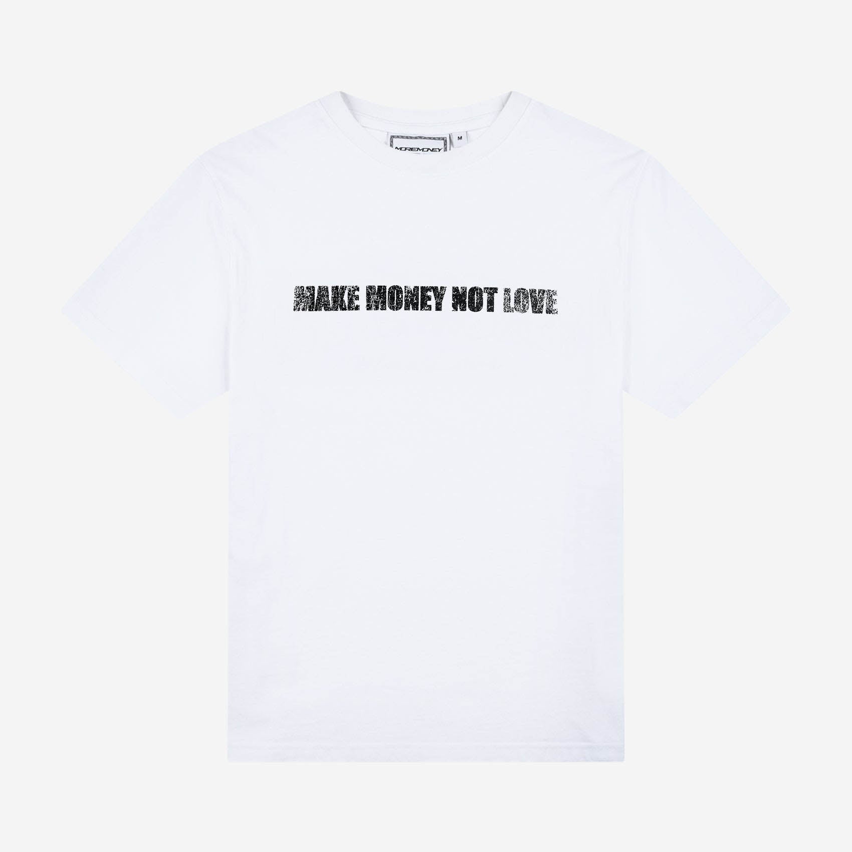 MAKE MONEY TEE WHITE + DIVISION JORTS LIGHT BLUE