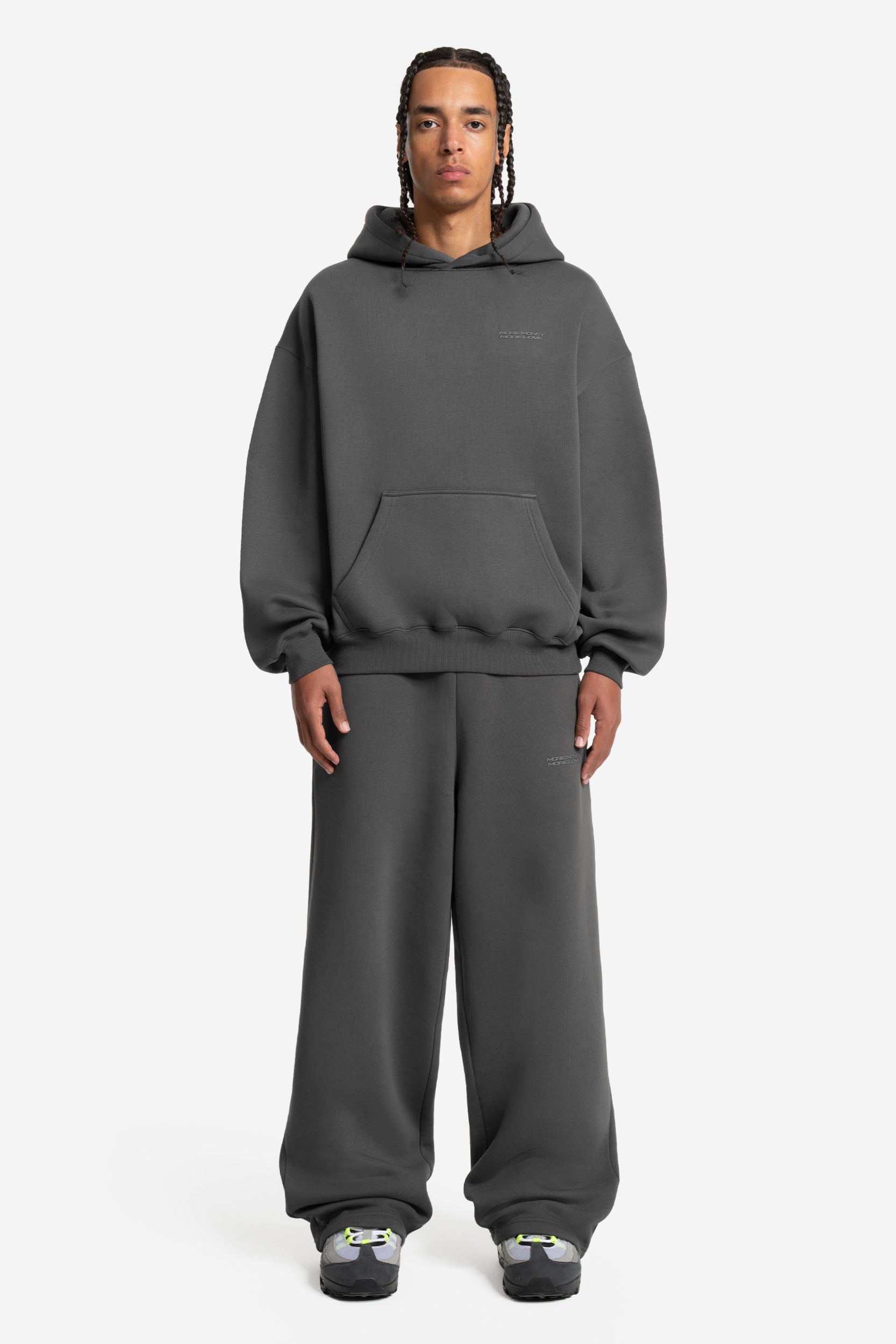 CLOUDS HOODIE DARK GREY