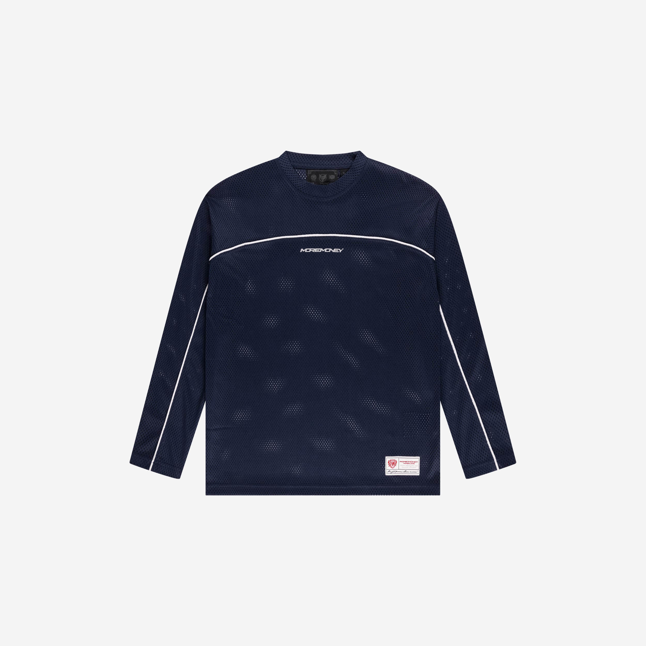 LONGSLEEVE MESH TEE NAVY