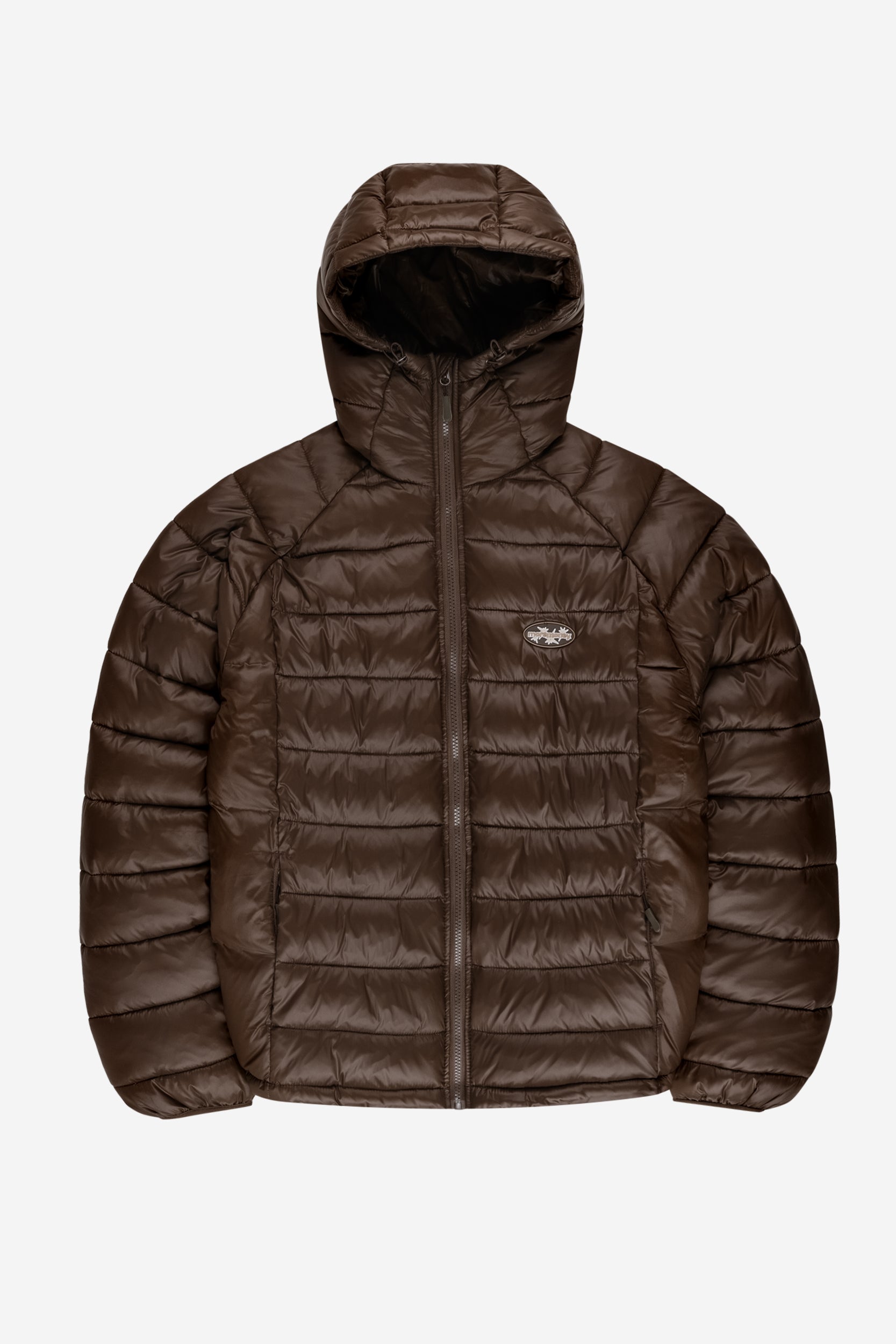 SLIM PUFFA JACKET BROWN