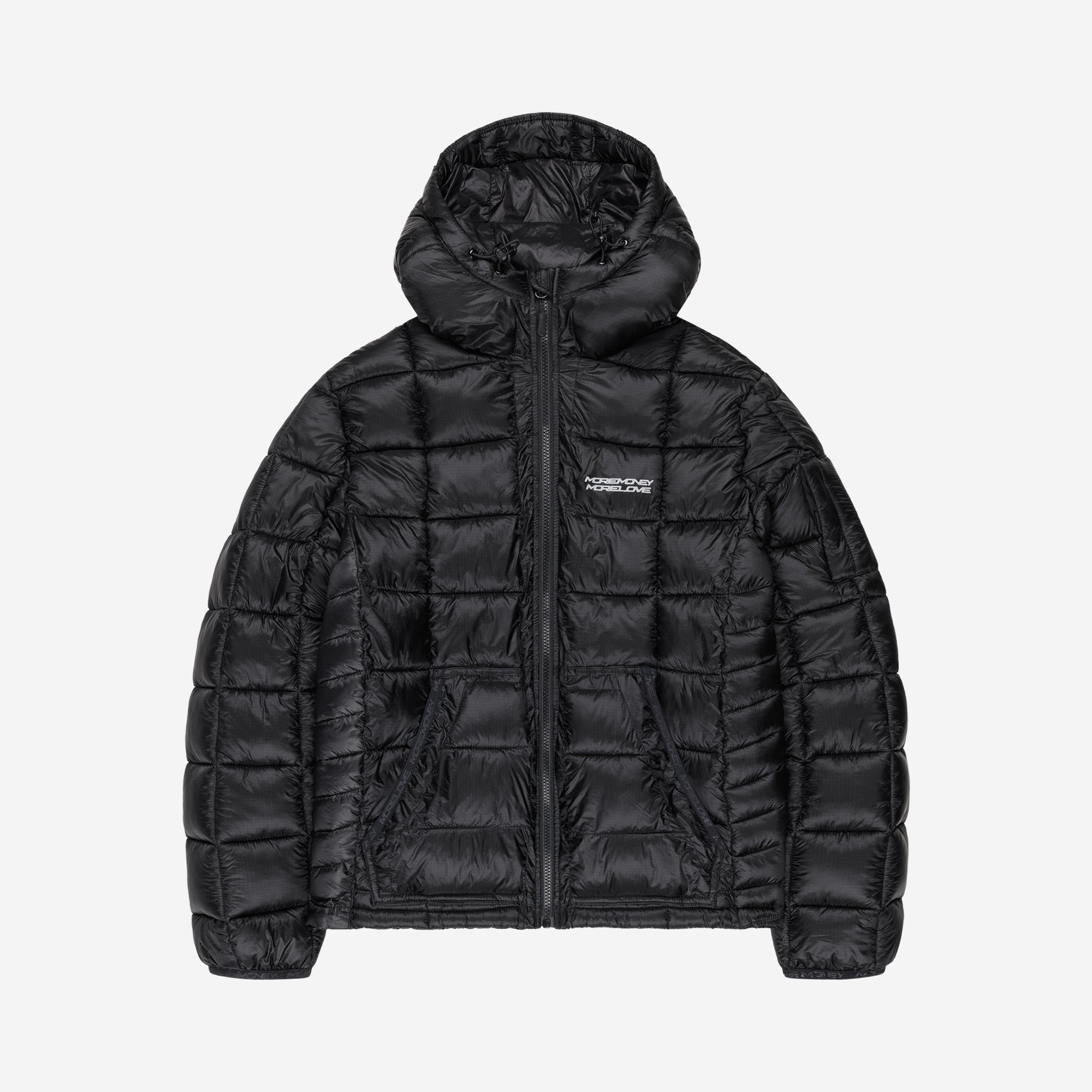 MORE MONEY SLIM PUFFER BLACK