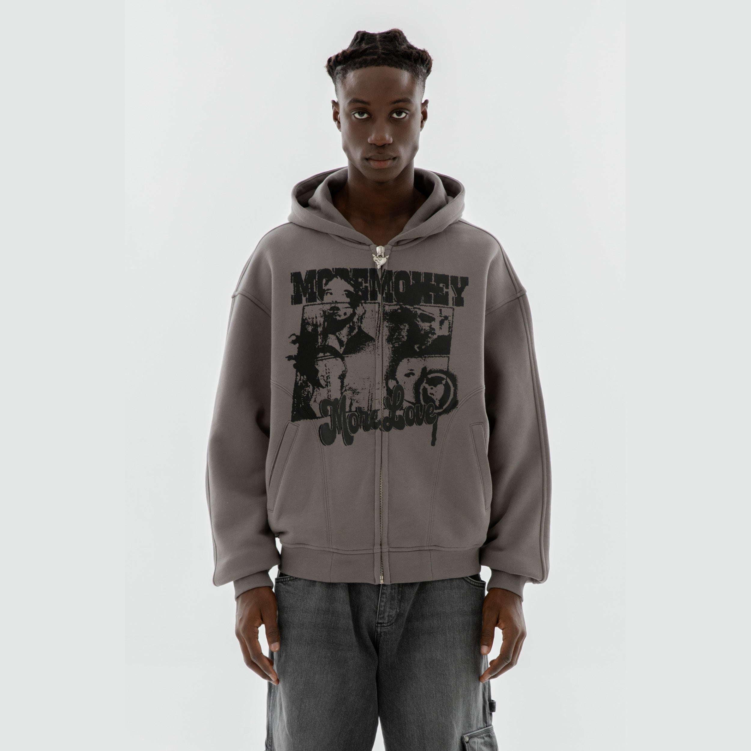 IDENTIFICATION ZIP DARK GREY