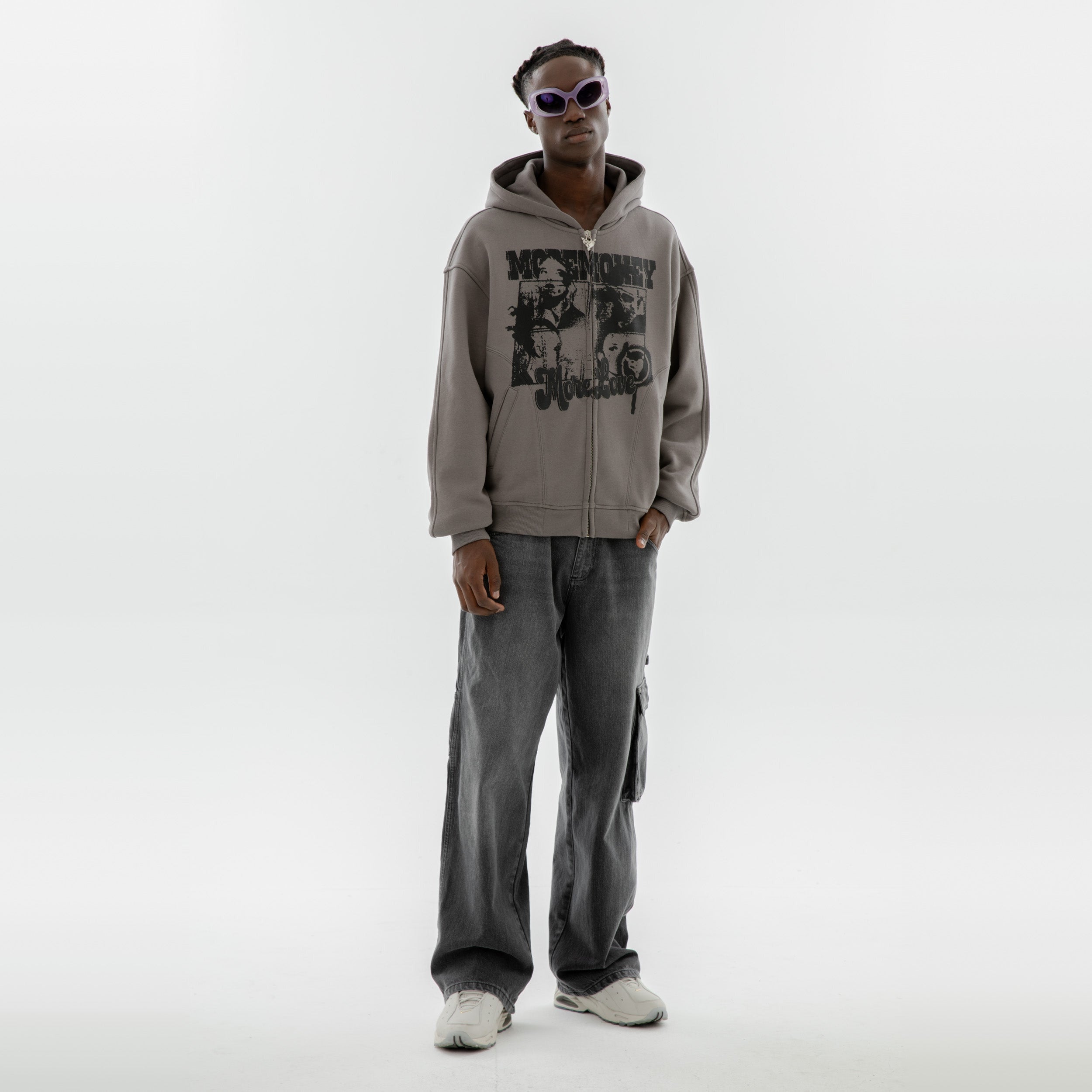 IDENTIFICATION ZIP DARK GREY
