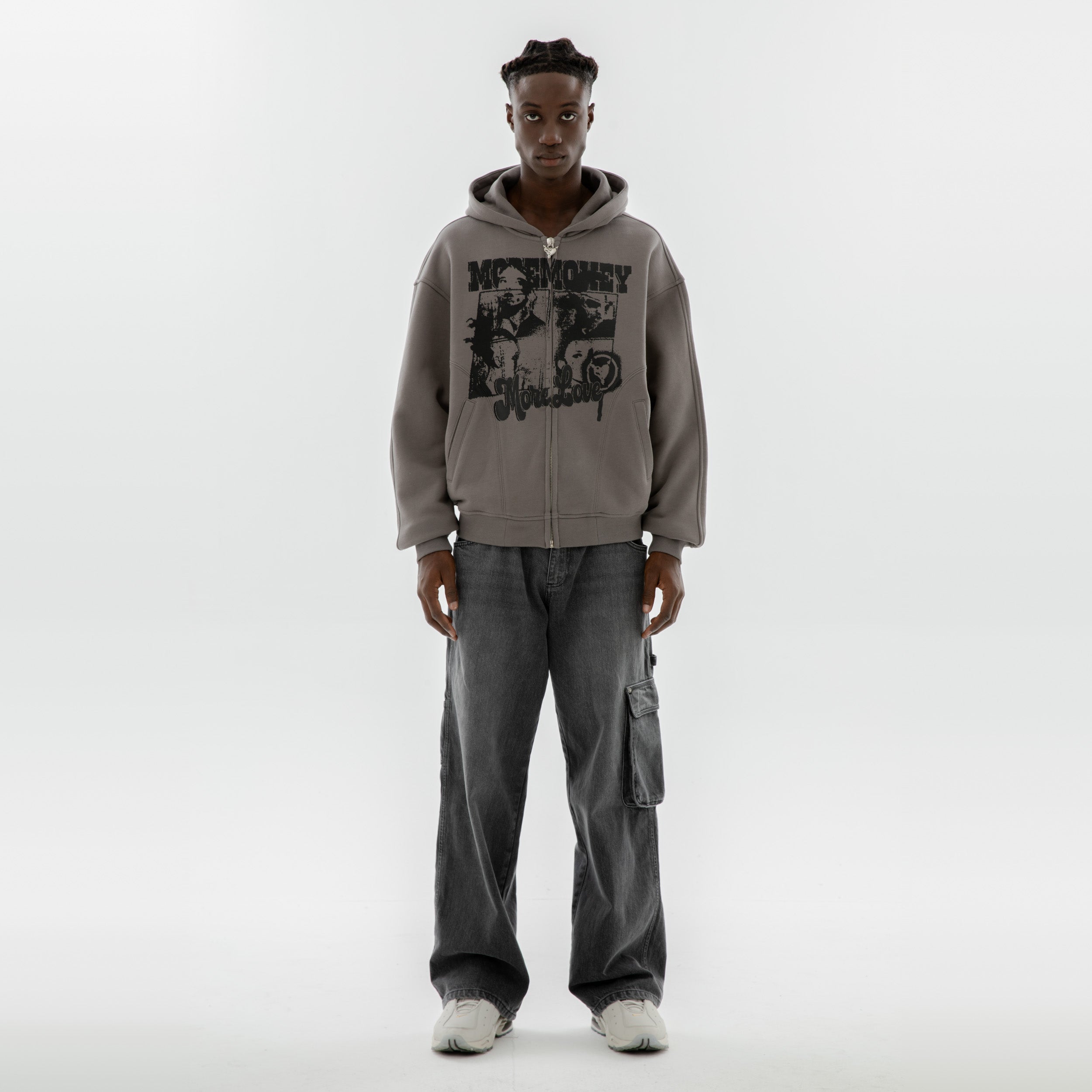 IDENTIFICATION ZIP DARK GREY