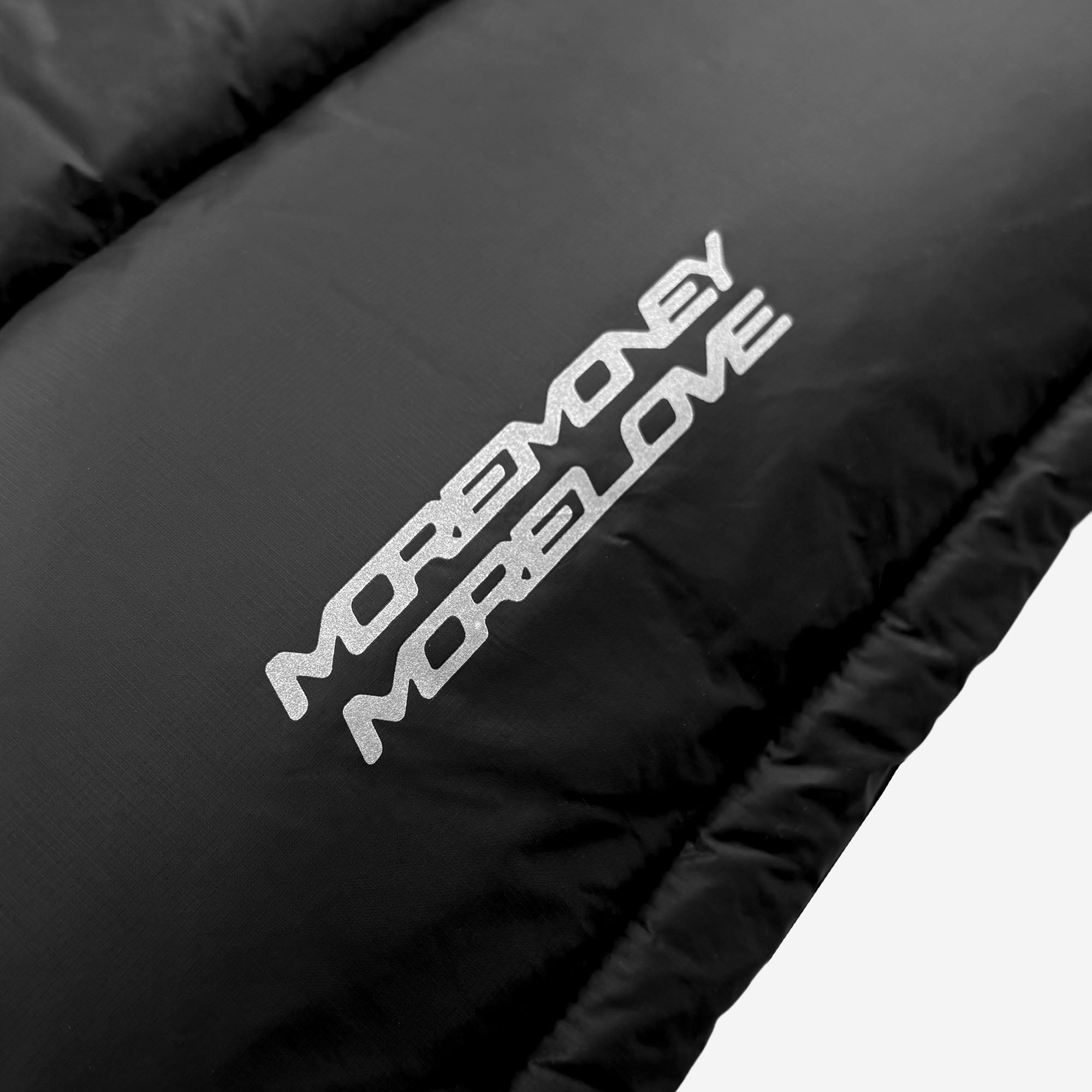 MORE MONEY BIG PUFFER BLACK