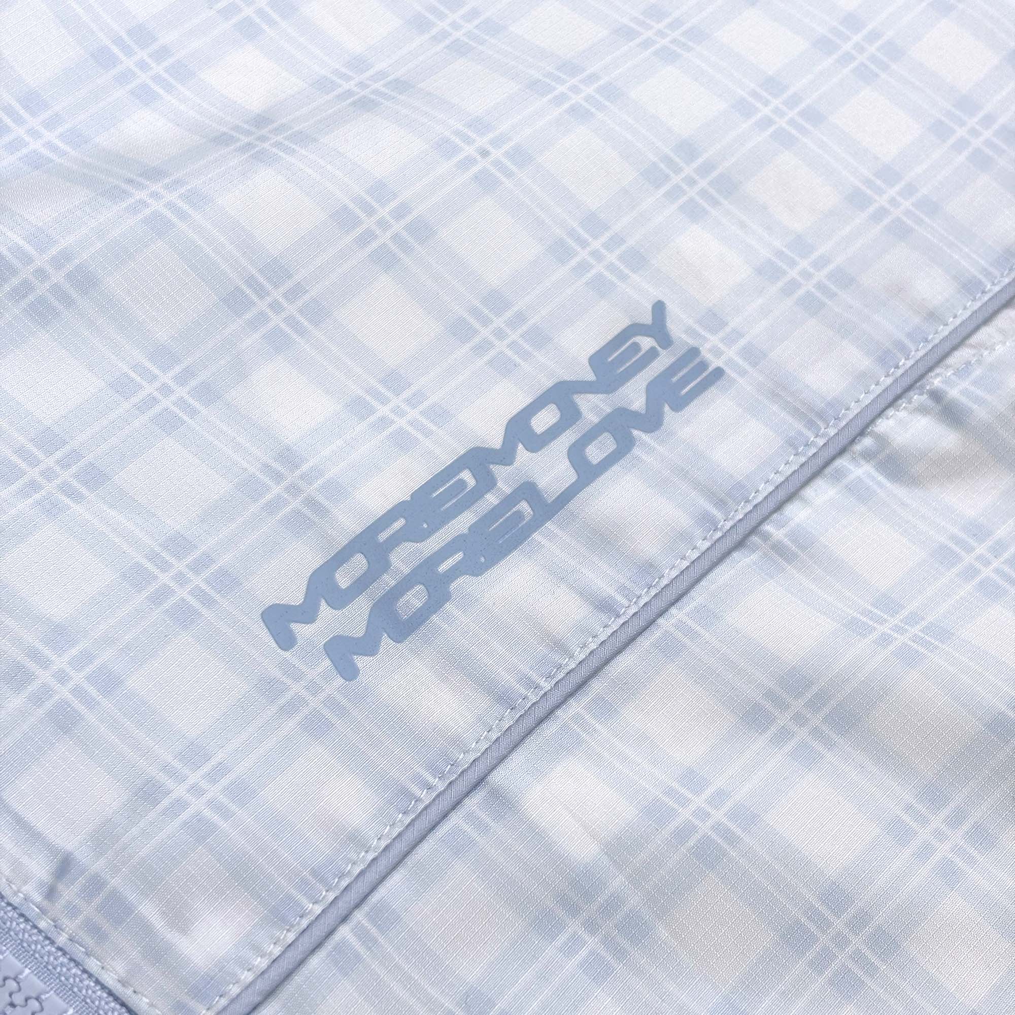 PLAID WINDBREAKER AIR BLUE