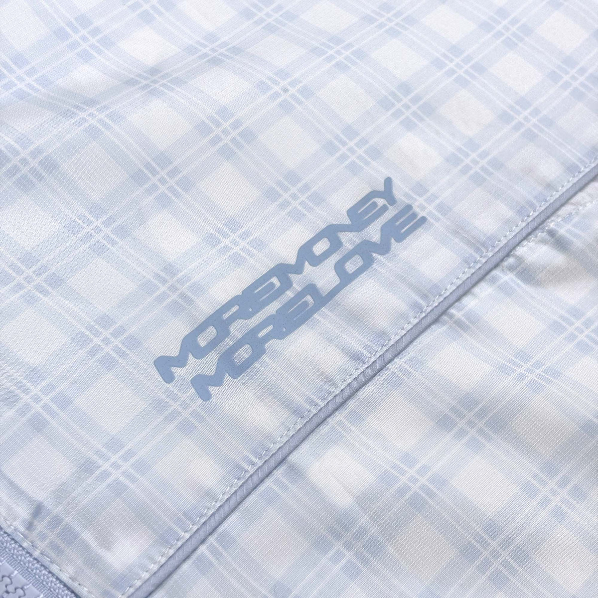 PLAID WINDBREAKER AIR BLUE