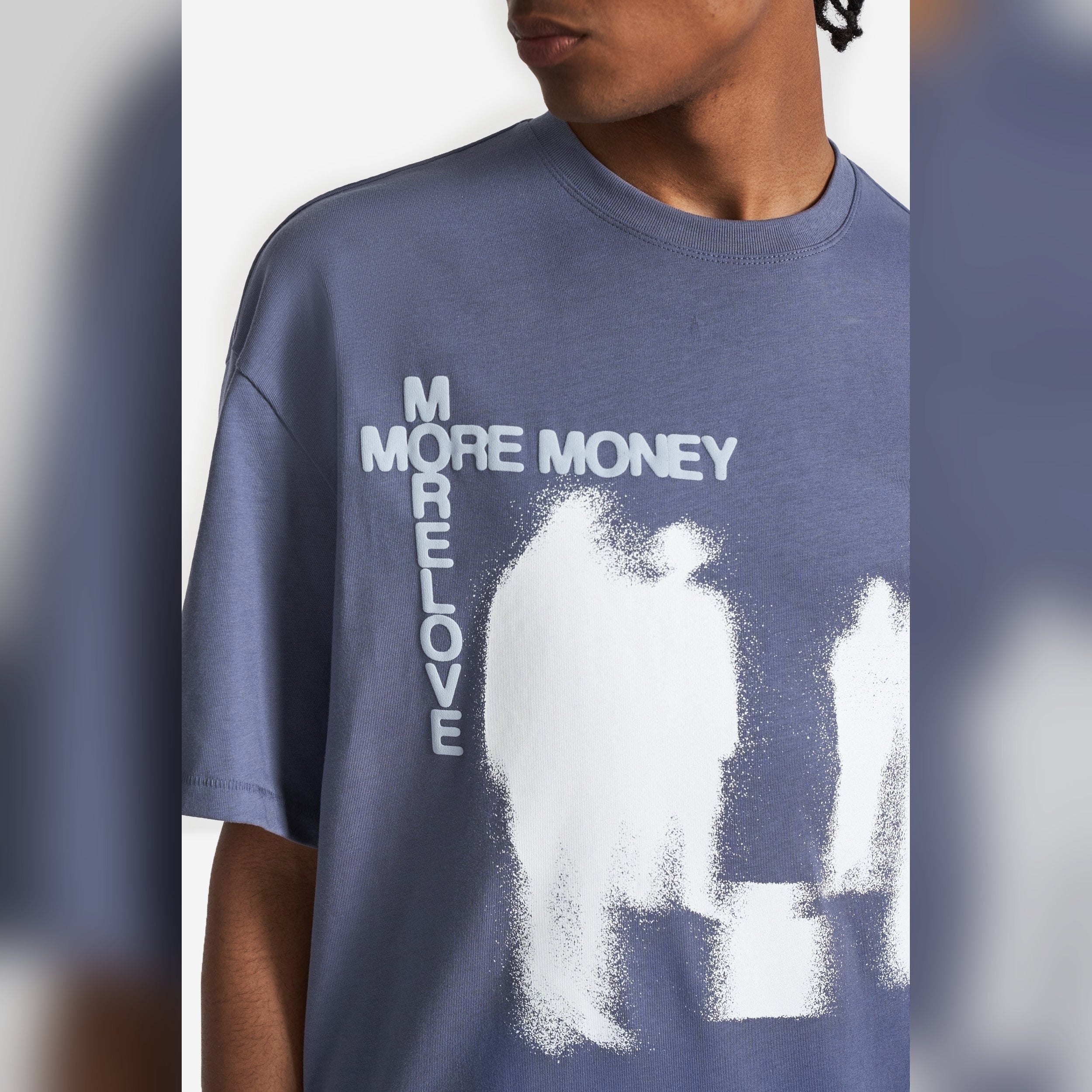 LOST BOND TEE BLUE SMOKE