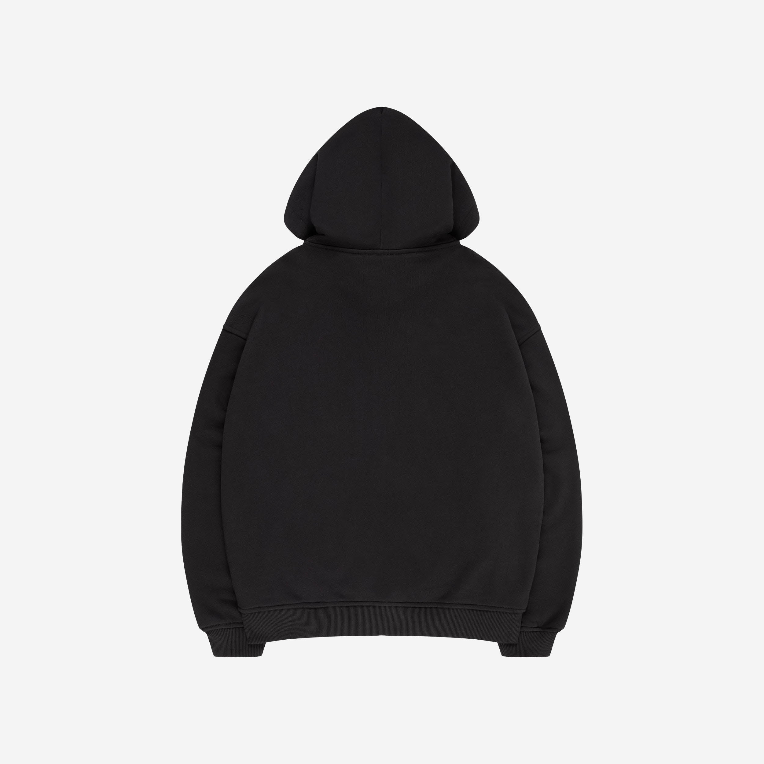 MONEY ROOTED ZIP BLACK