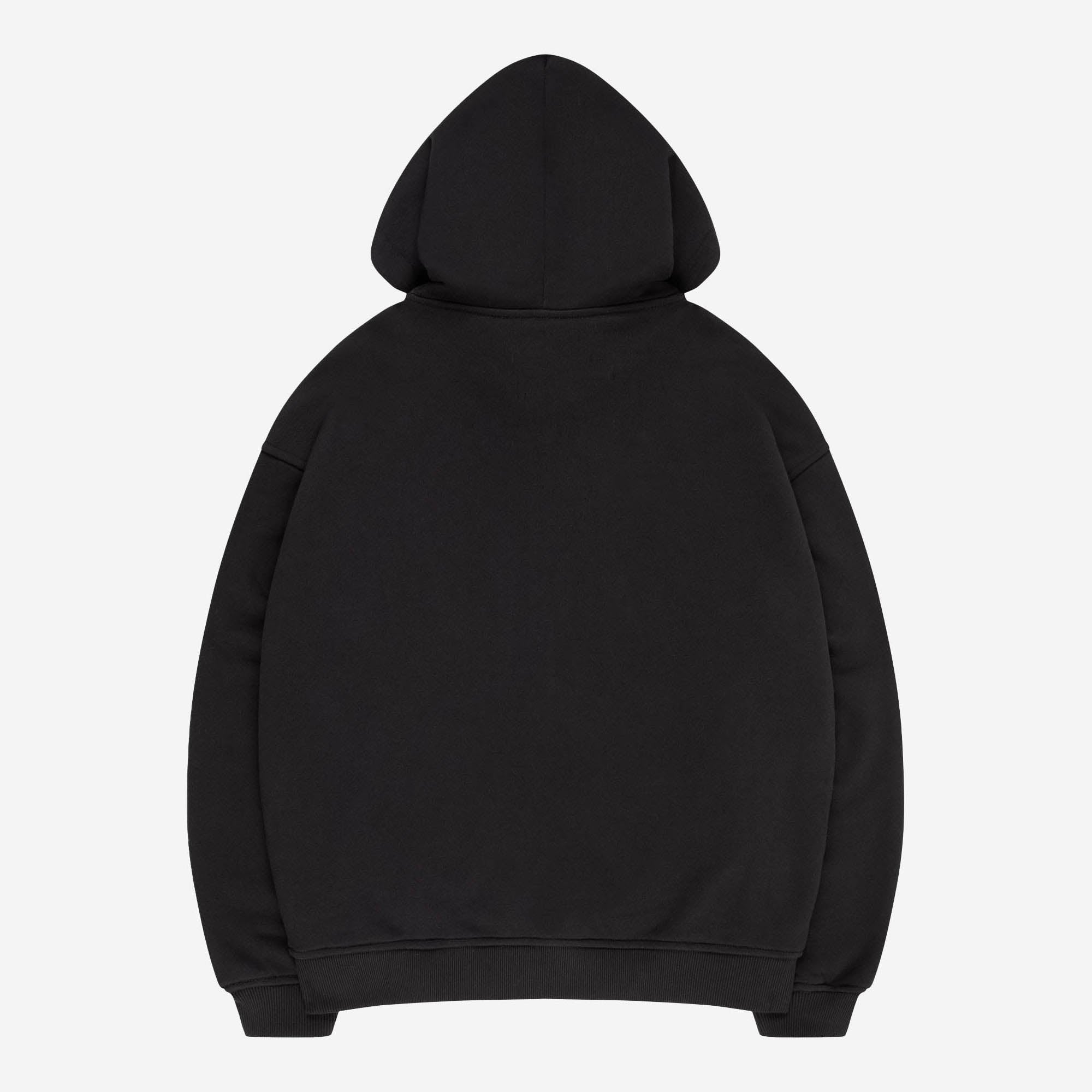 MONEY ROOTED ZIP BLACK
