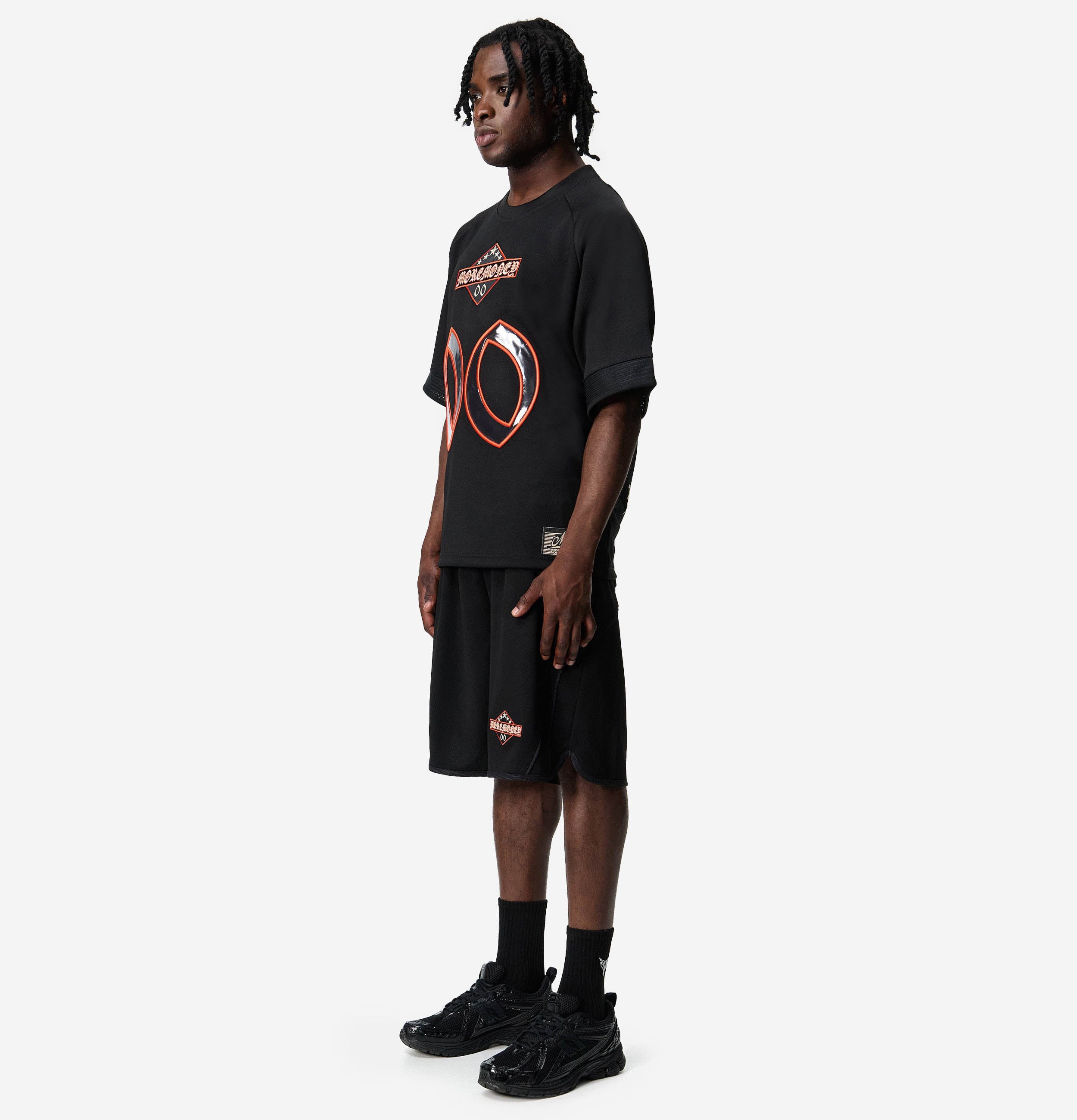 MORE MONEY MESH JERSEY BLACK