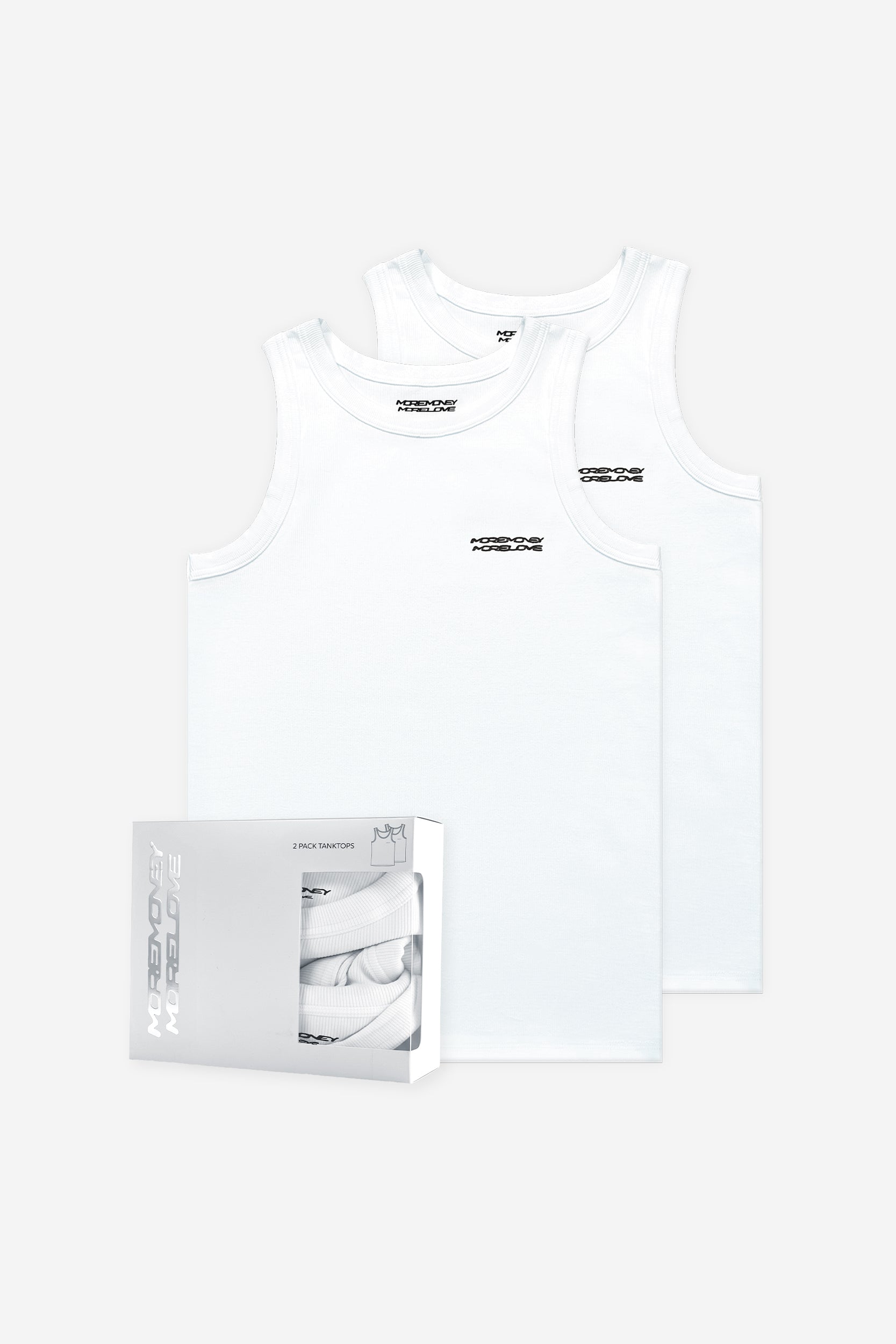 TANKTOP WHITE (2-PACK)