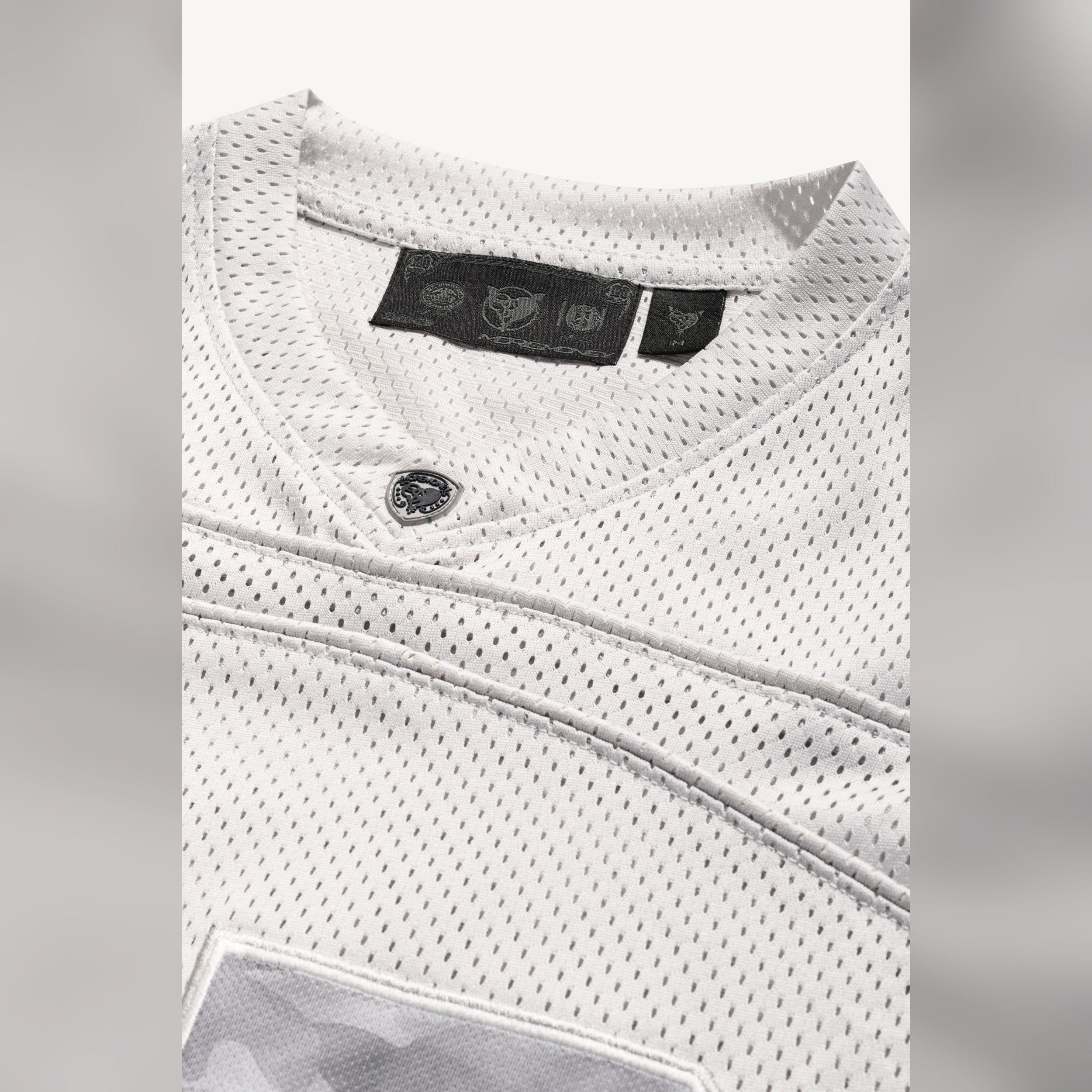 PLUS MESH JERSEY GREY
