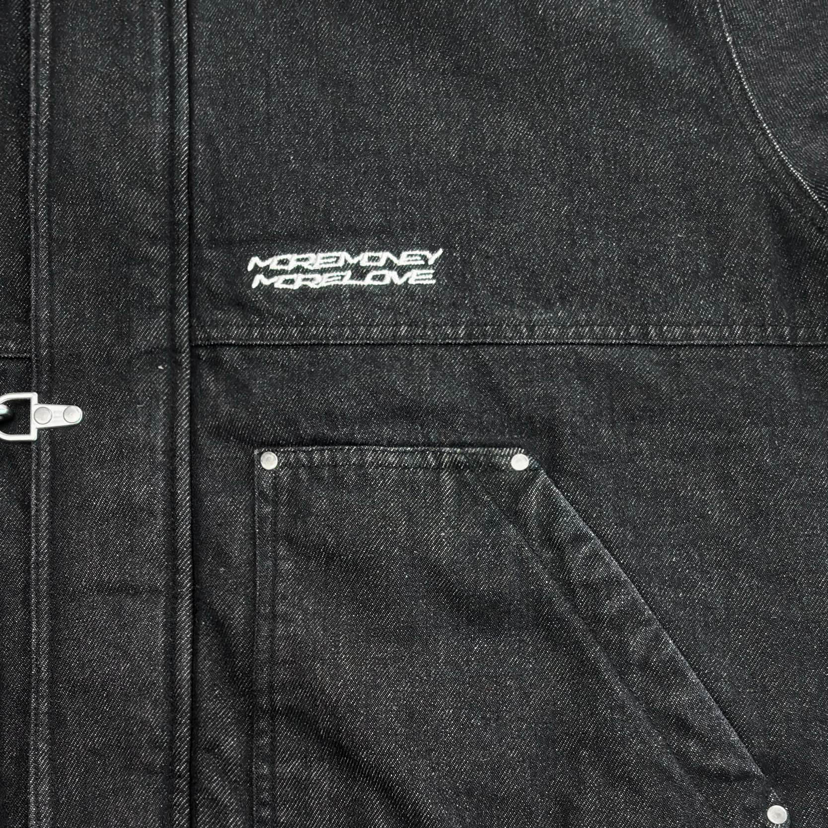 UTILITY DENIM JACKET BLACK IRON