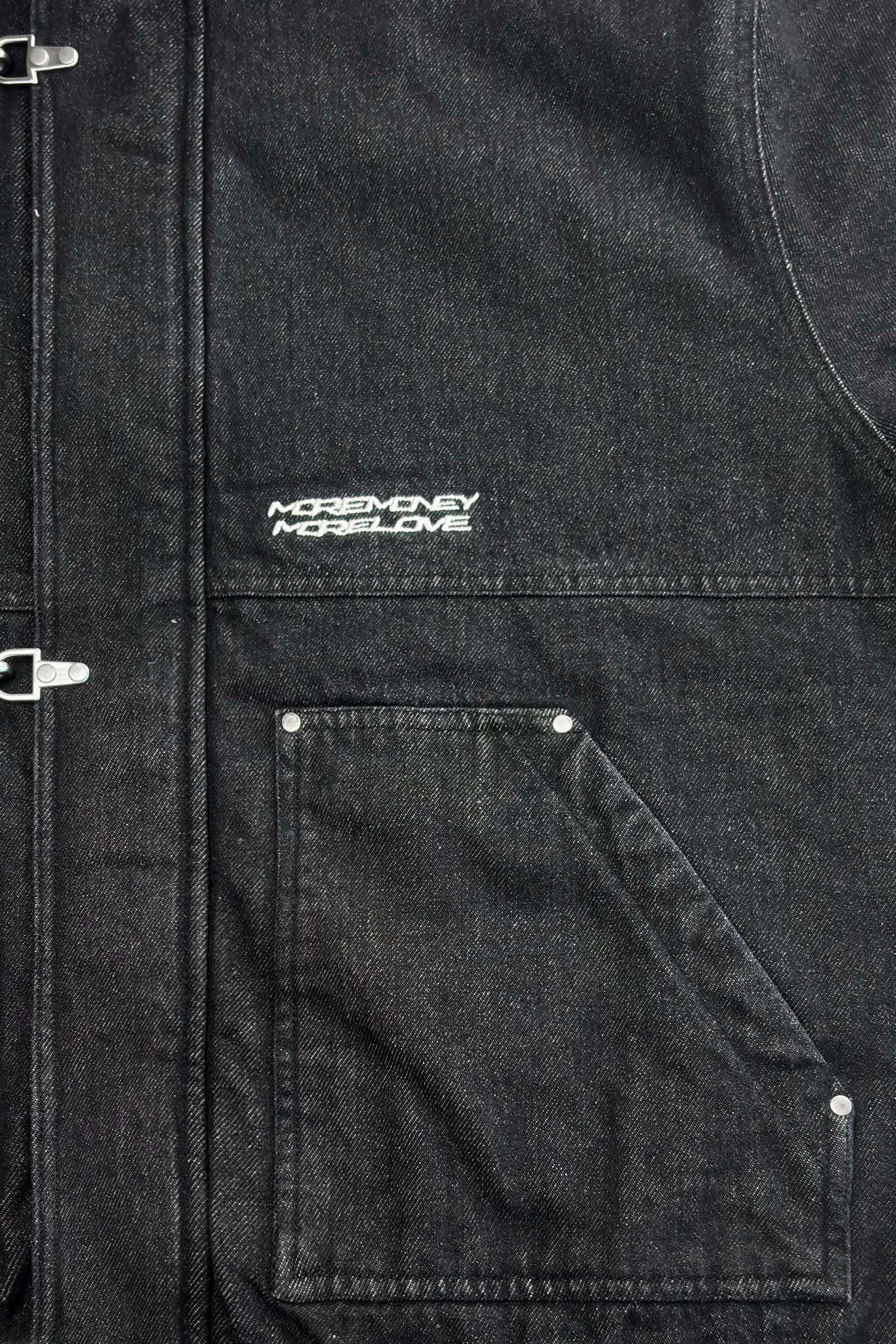 UTILITY DENIM JACKET BLACK IRON