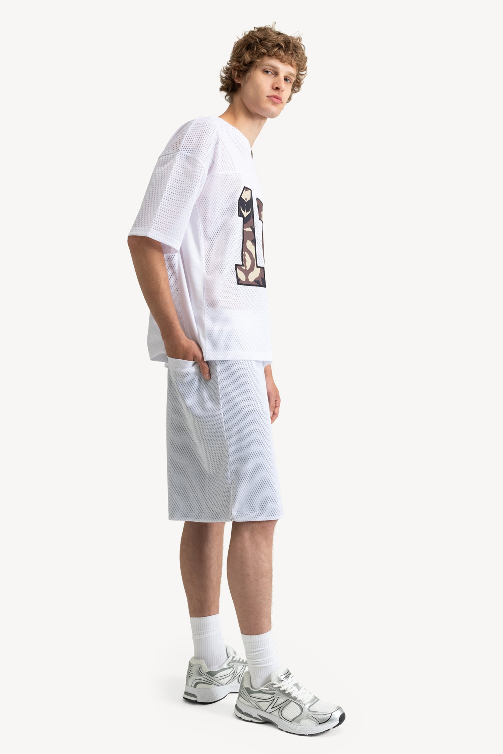 REVERSIBLE TOUCHDOWN MESH SHORTS