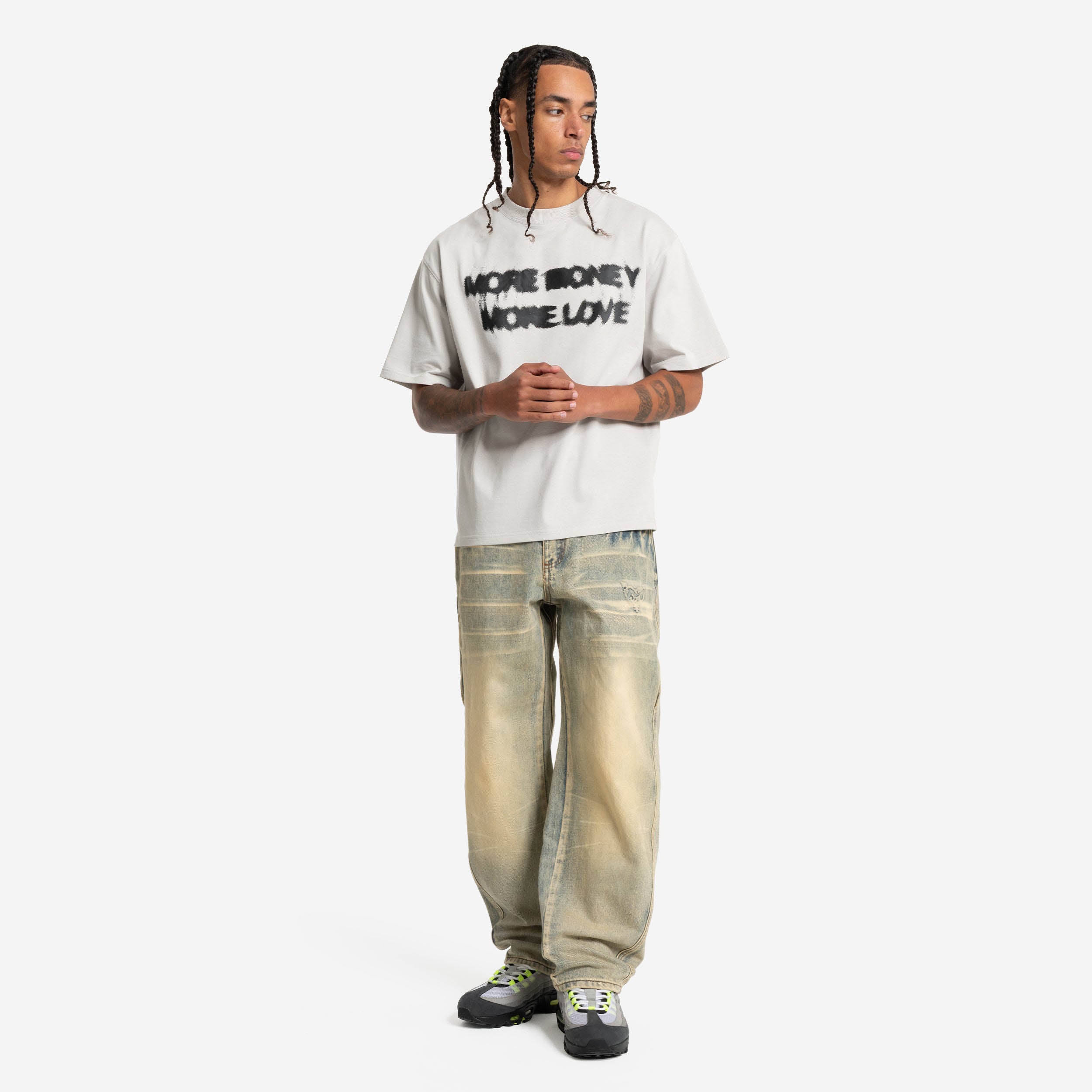 LUCID SIGHT TEE LIGHT GREY