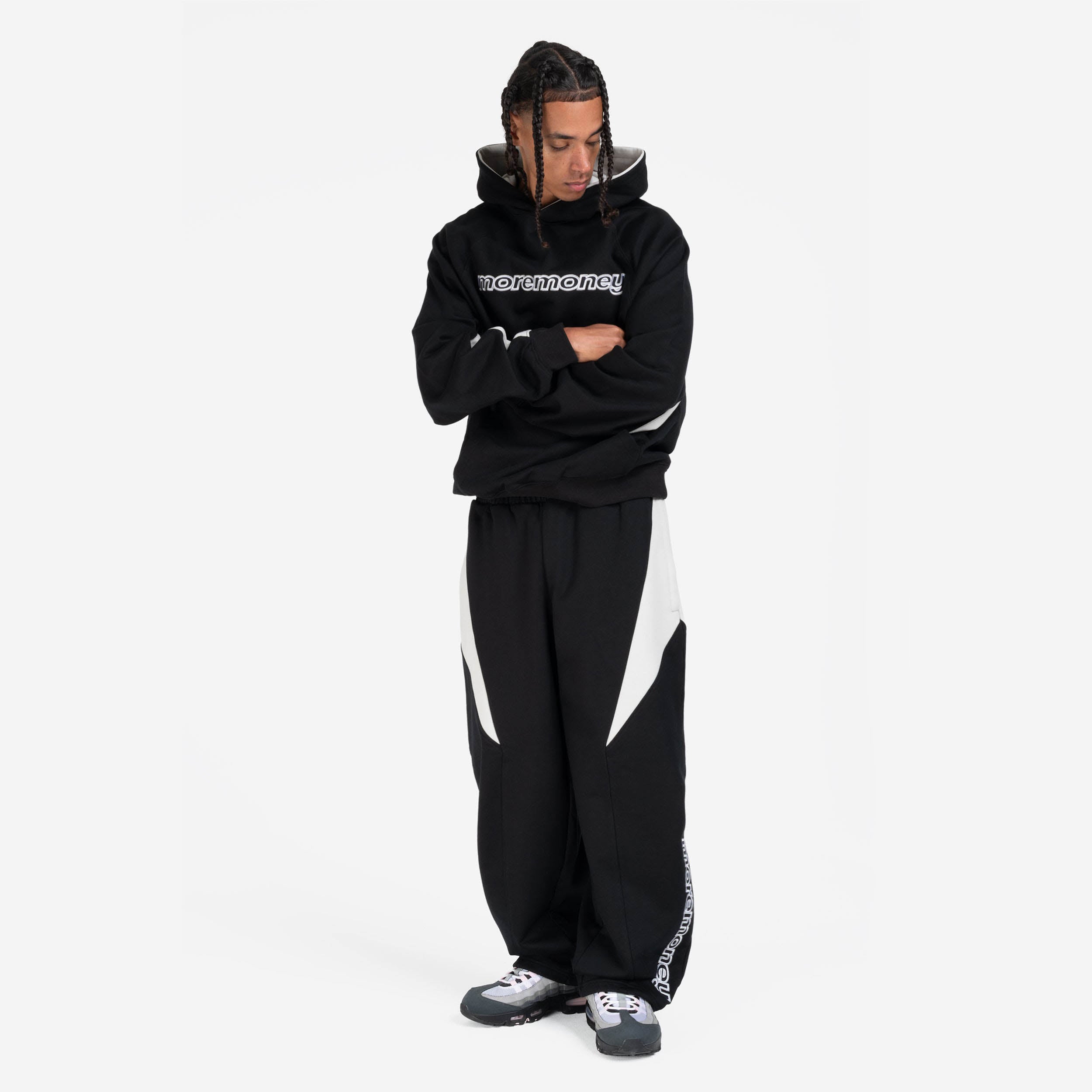 PANEL HOODIE BLACK