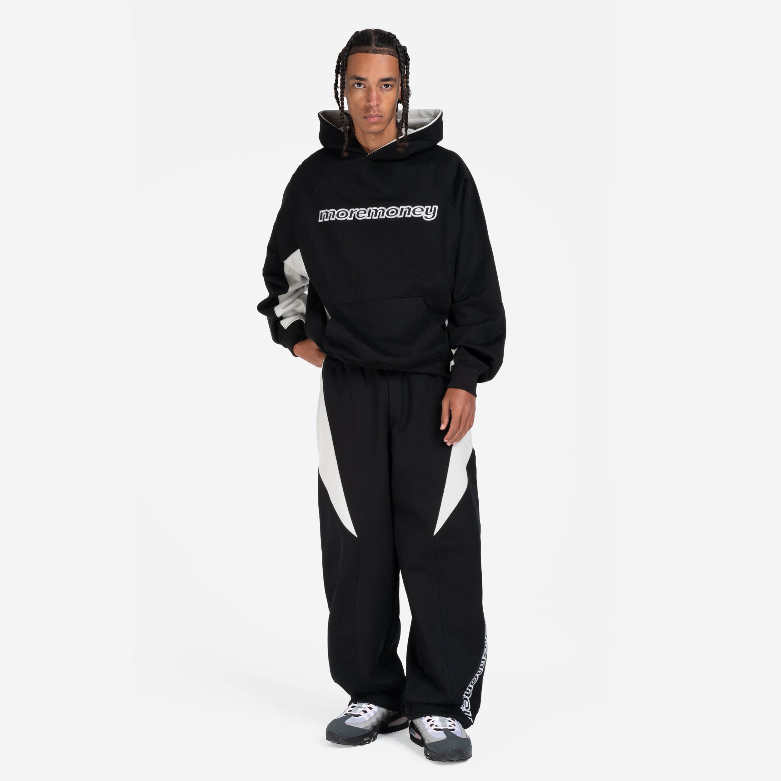 PANEL HOODIE BLACK