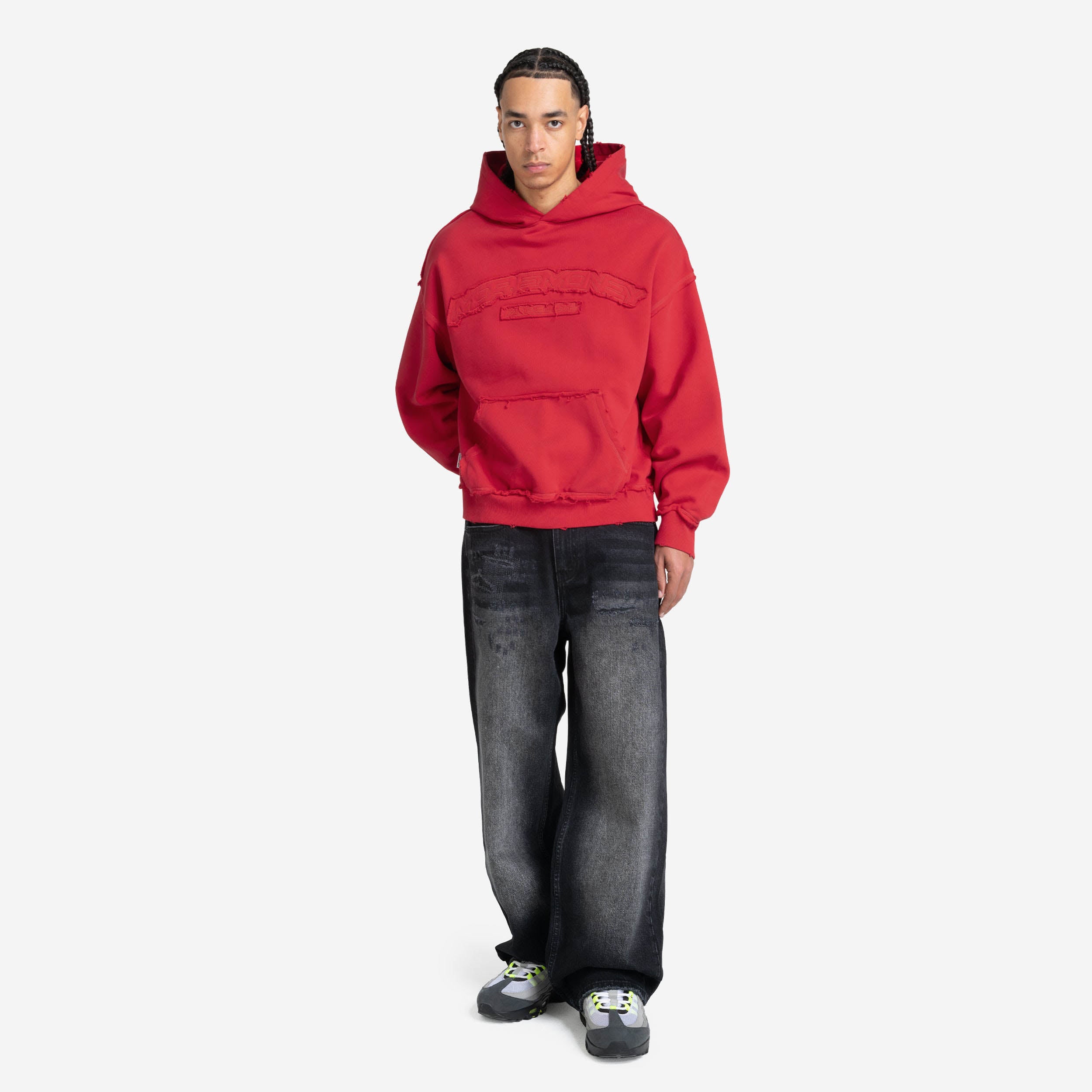 ROUGH HOODIE RED